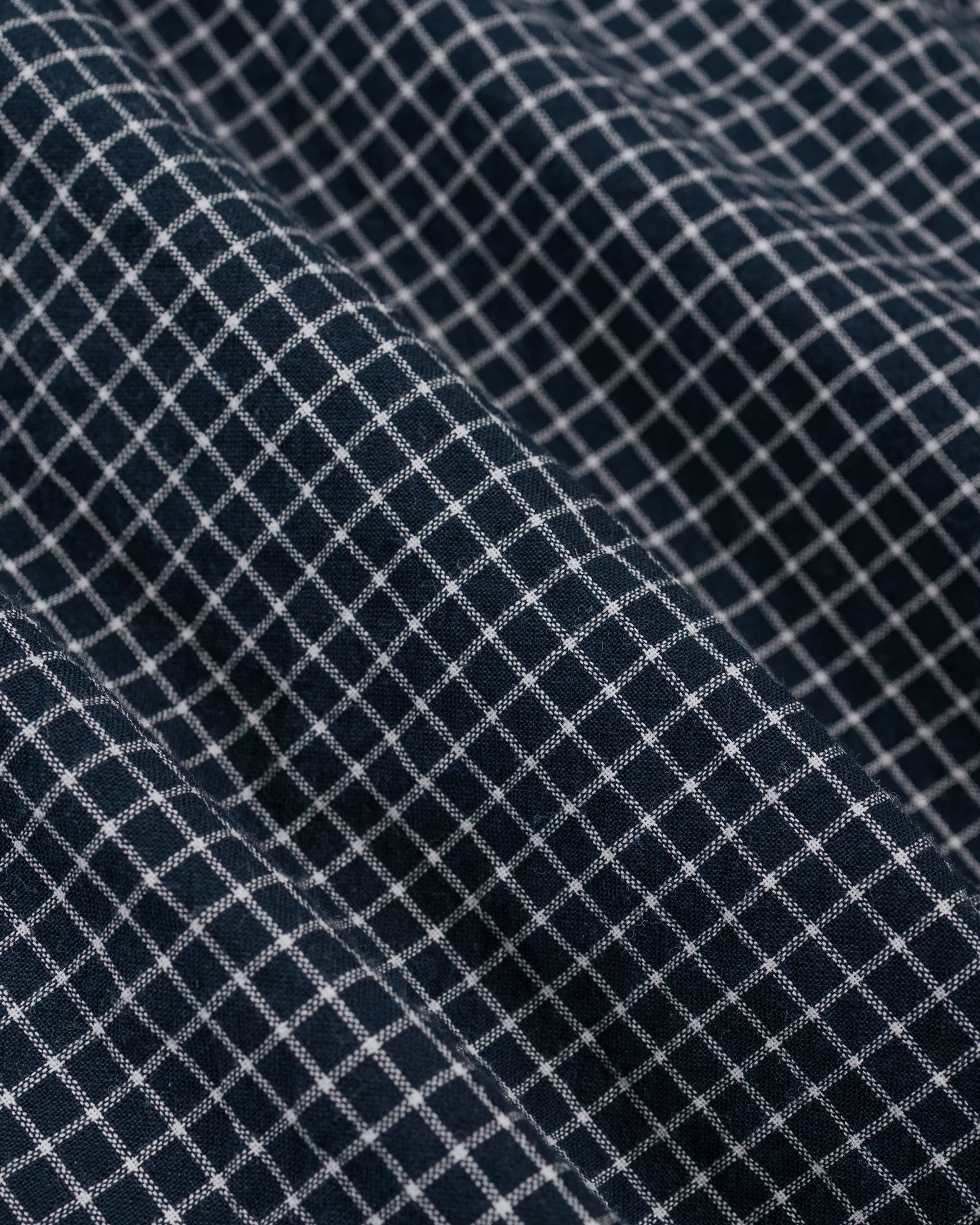 Norse Projects Espevik Check Oversized Shirt Dark Navy - Image 6
