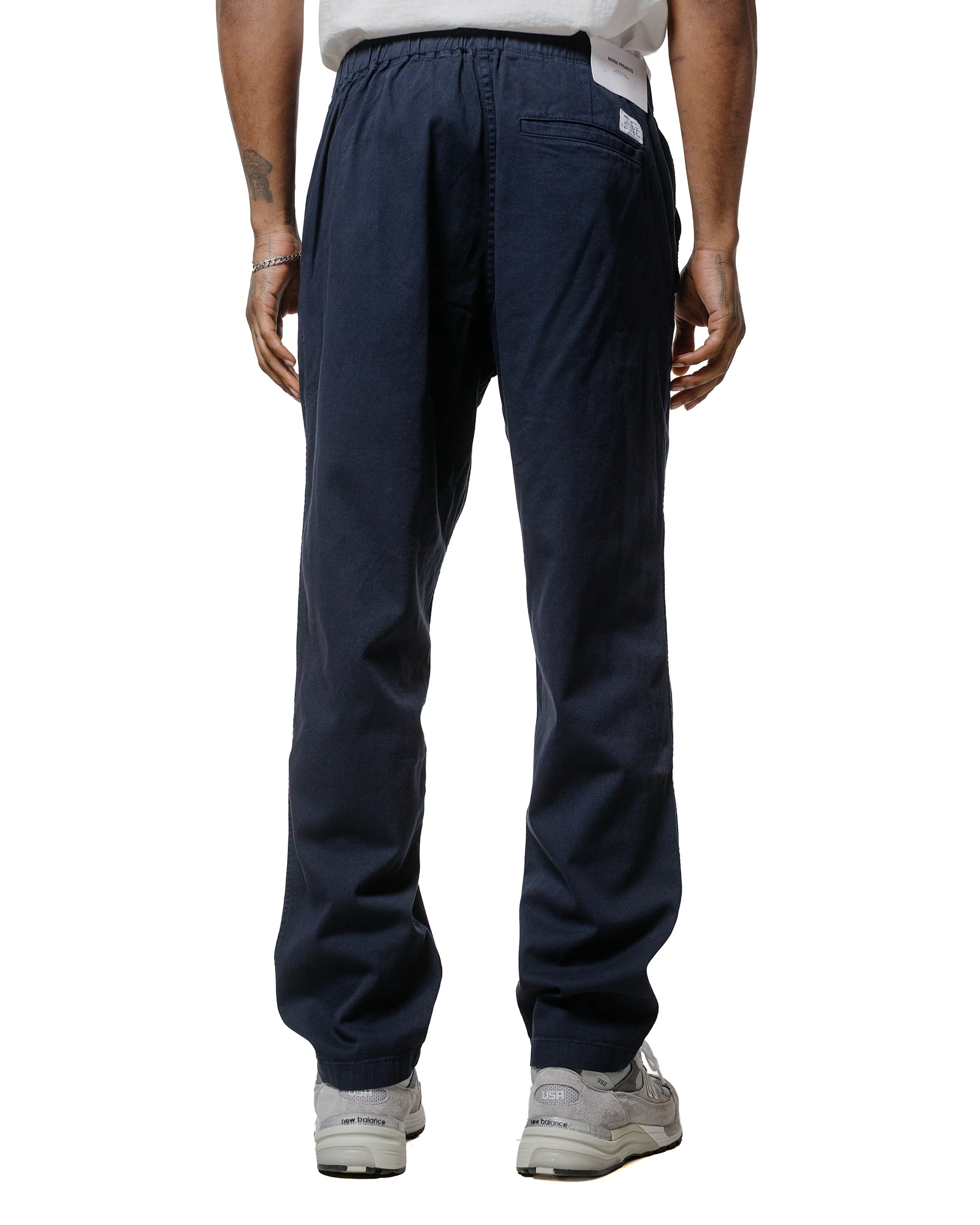Norse Projects Ezra Light Stretch Dark Navy - Image 3