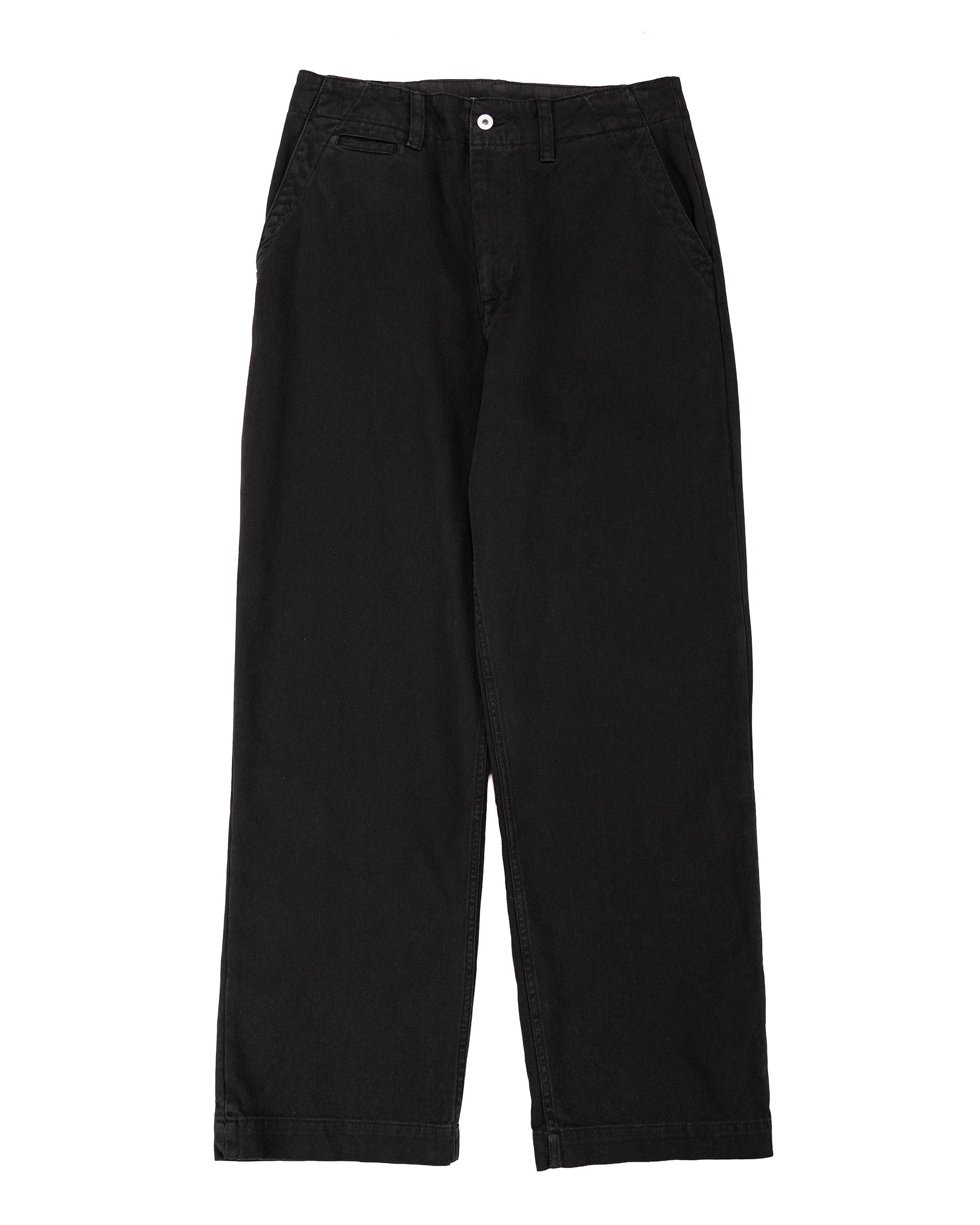 Norse Projects Hengifoss High Waist Heavy Twill Trouser Black
