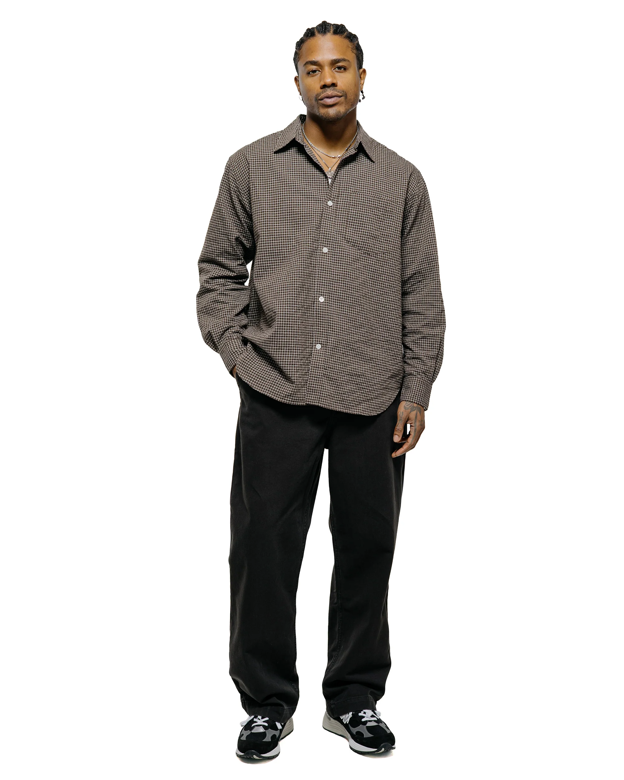 Norse Projects Hengifoss High Waist Heavy Twill Trouser Black - Image 4