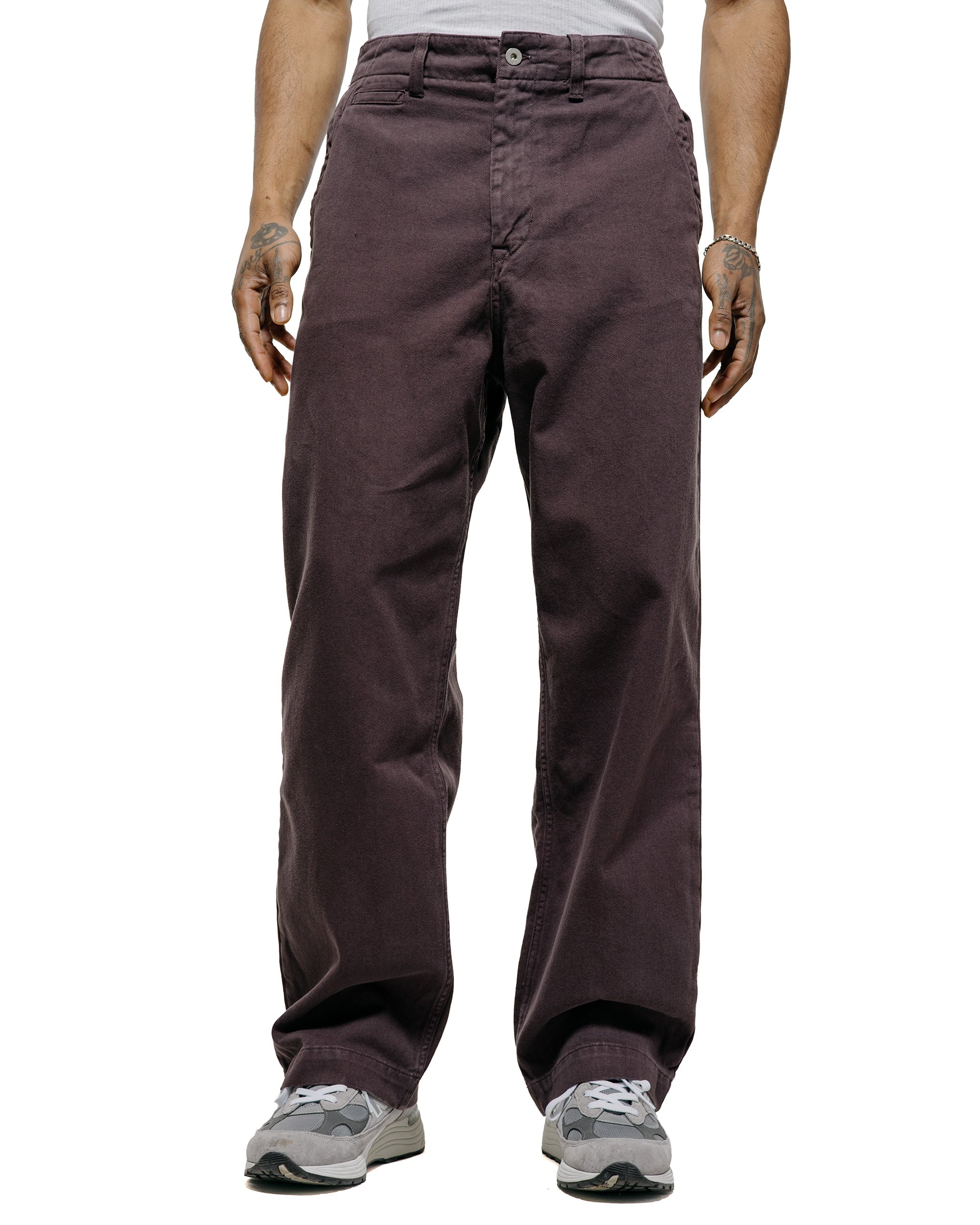 Norse Projects Hengifoss High Waist Heavy Twill Trouser Shale - Image 2
