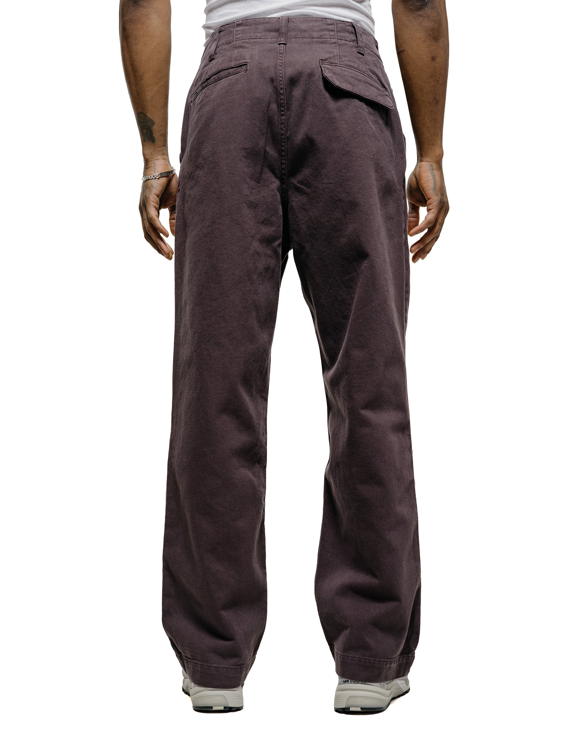 Norse Projects Hengifoss High Waist Heavy Twill Trouser Shale - Image 3