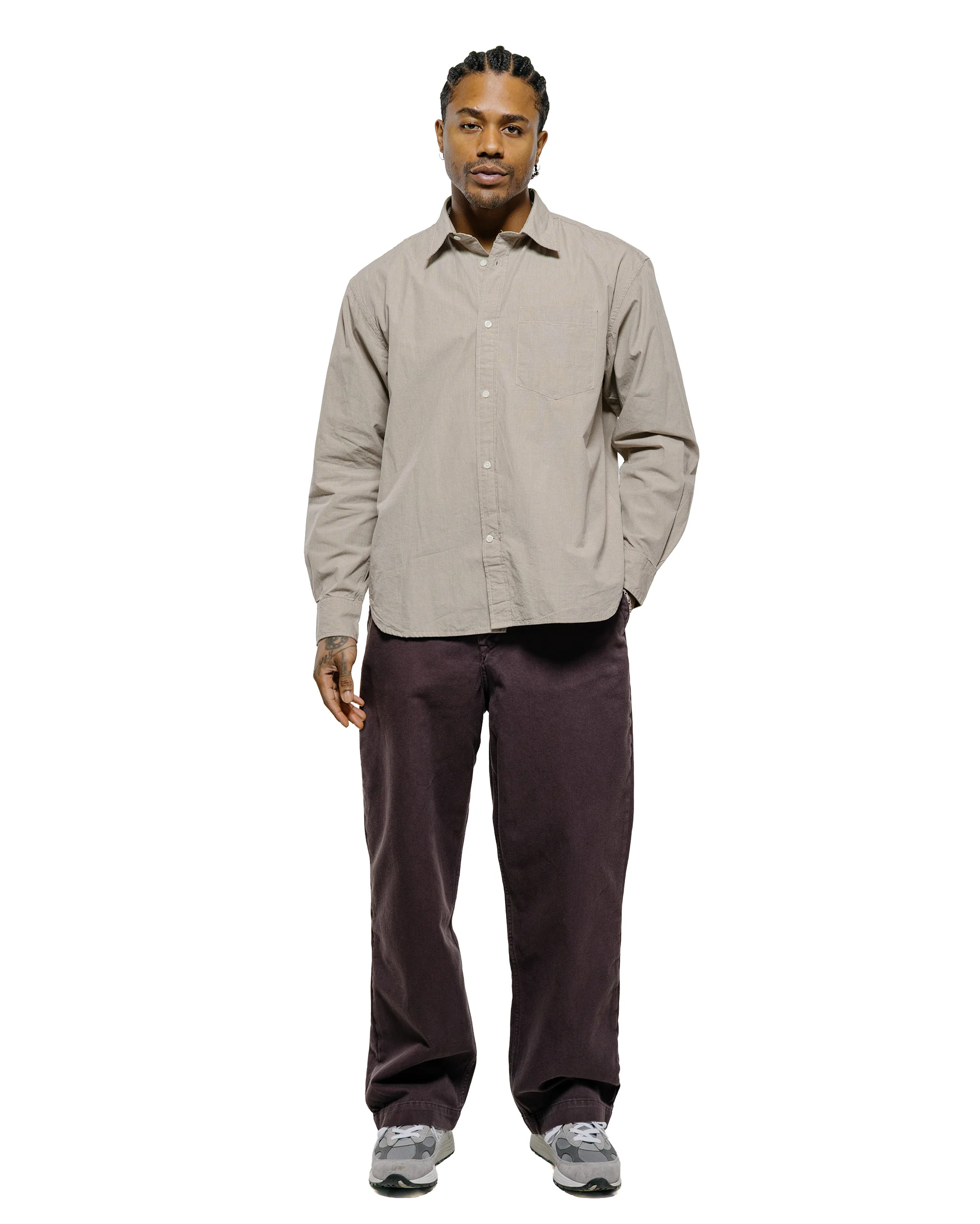 Norse Projects Hengifoss High Waist Heavy Twill Trouser Shale - Image 4