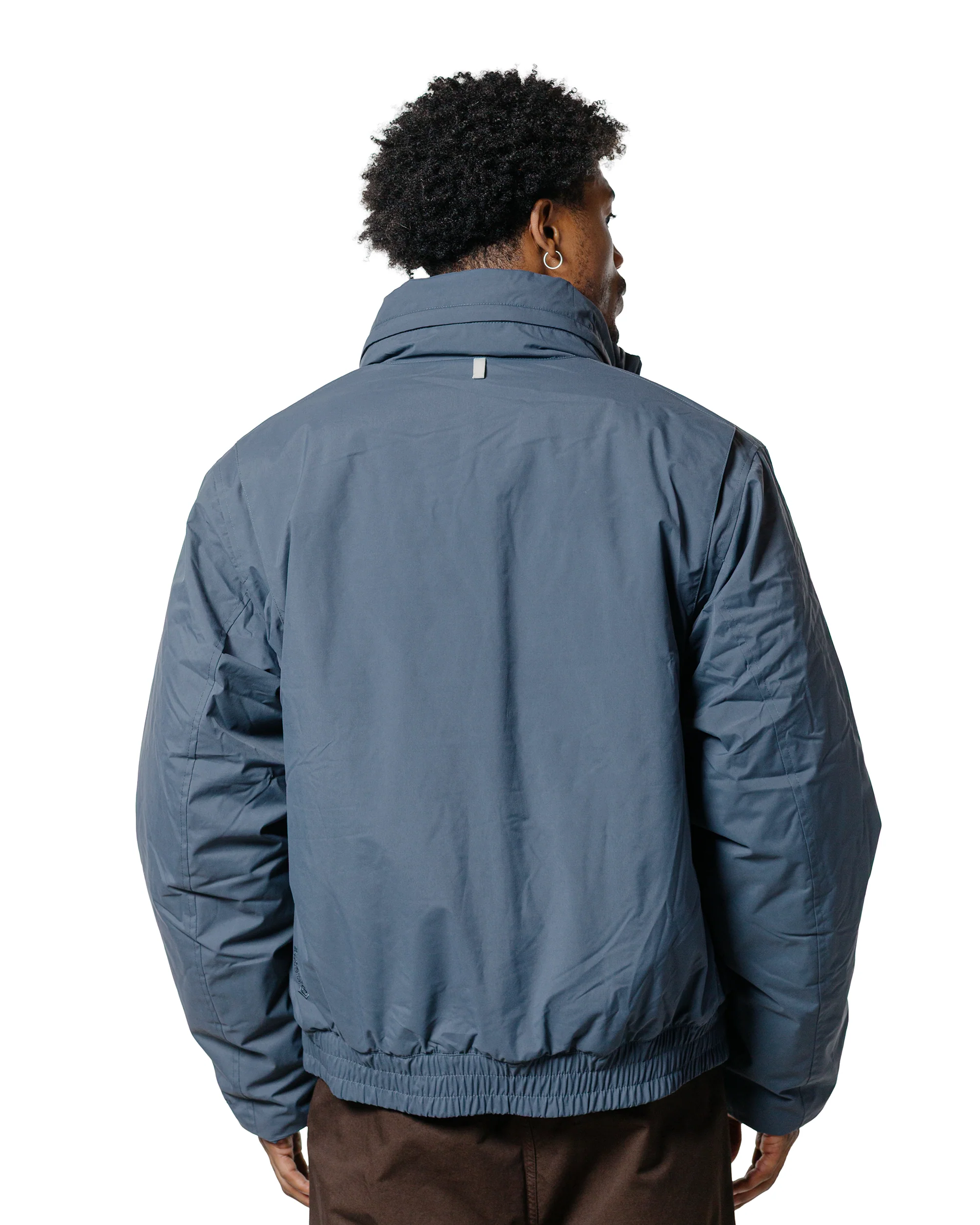 Norse Projects Kastrup Gore-Tex Windstopper Bomber Jacket Graphite - Image 3
