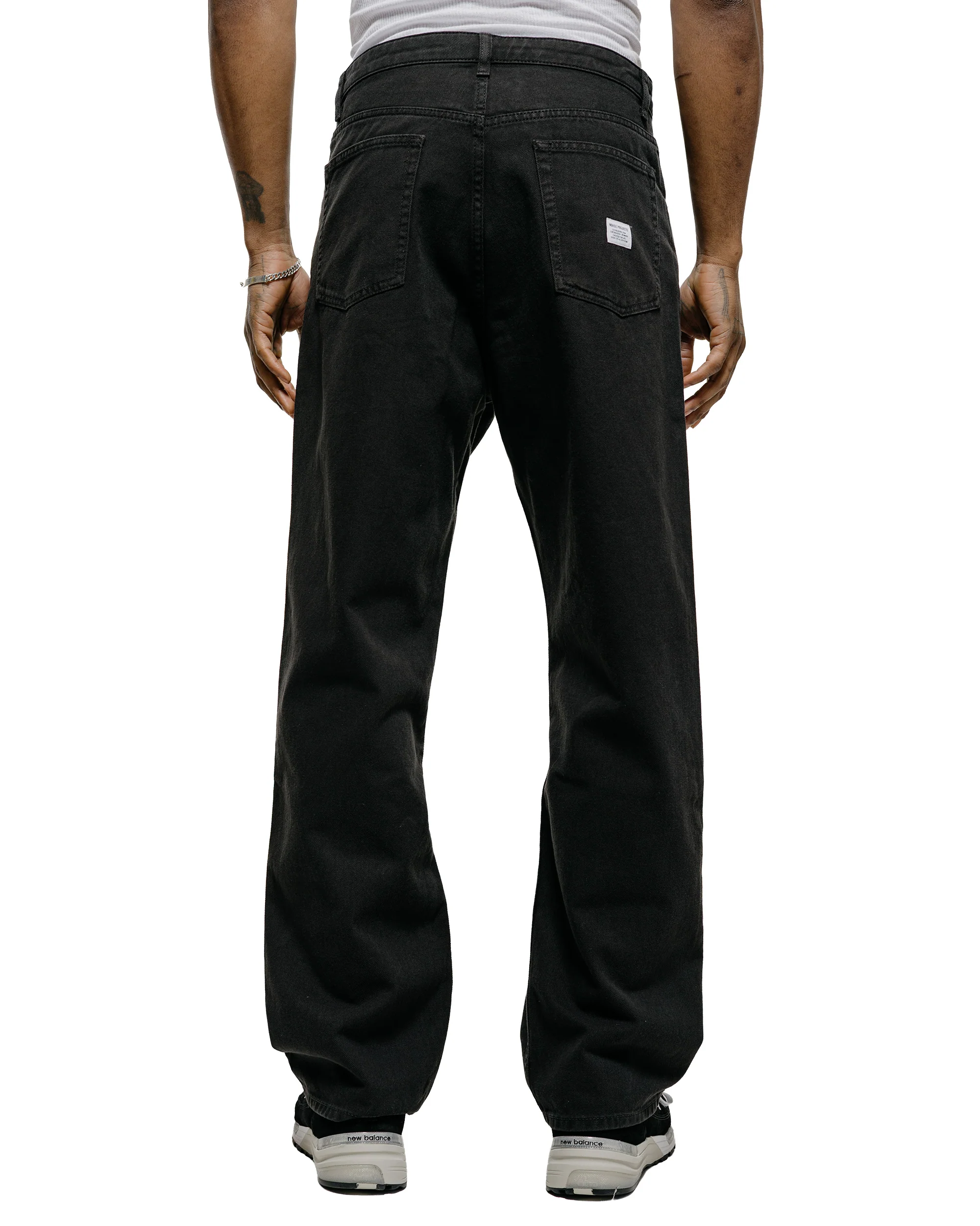 Norse Projects Korshavn Relaxed 5 Pocket Heavy Twill Black - Image 3