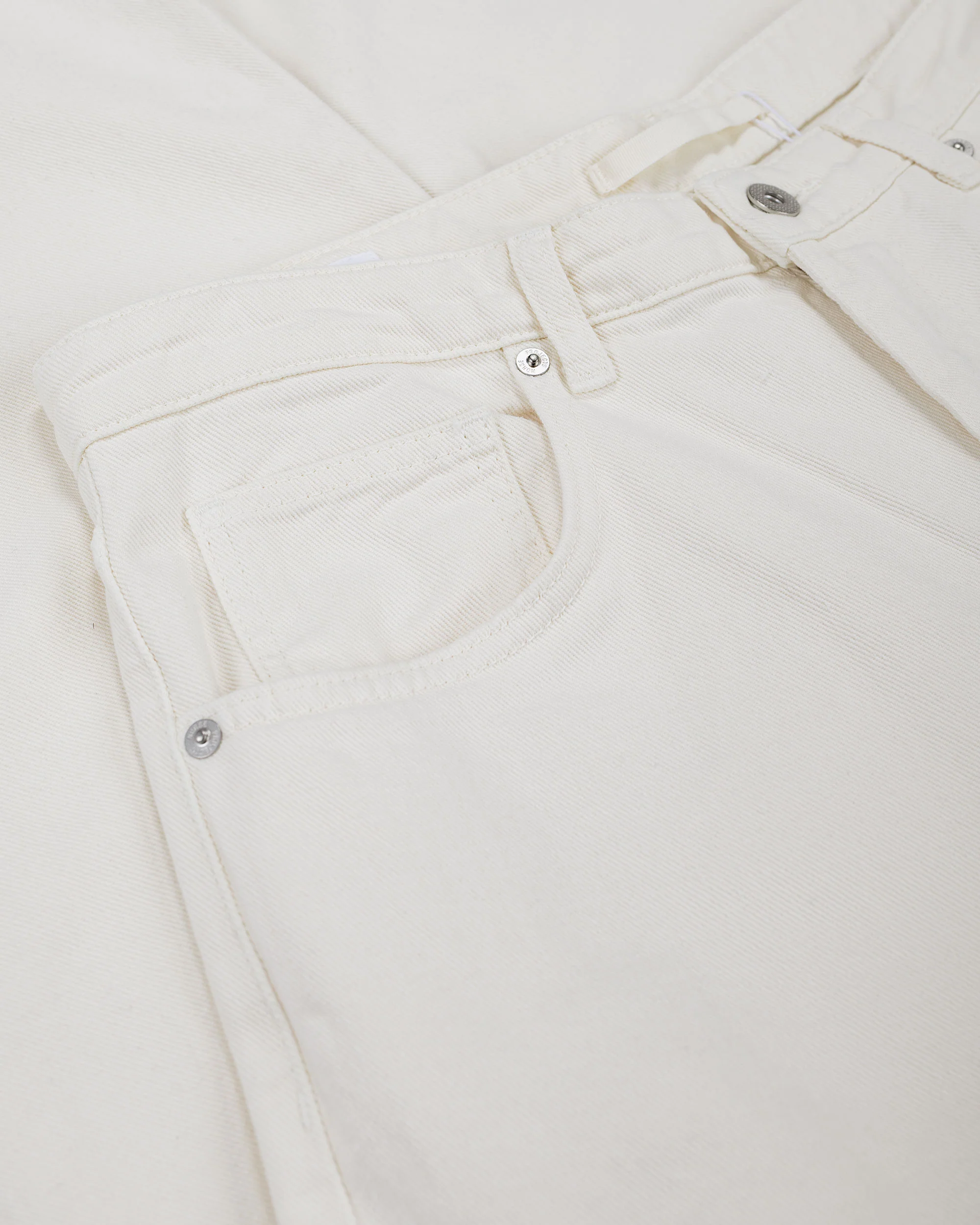 Norse Projects Korshavn Relaxed 5 Pocket Heavy Twill Natural Ecru - Image 5