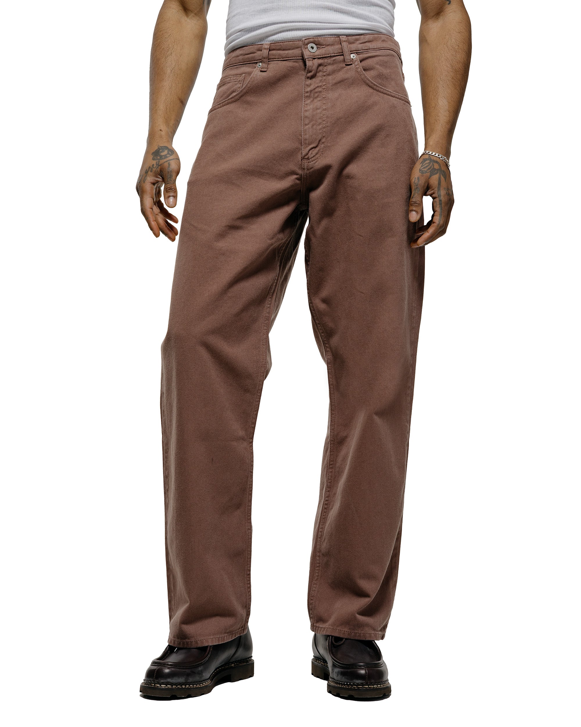 Norse Projects Korshavn Relaxed 5 Pocket Heavy Twill Peppercorn - Image 2