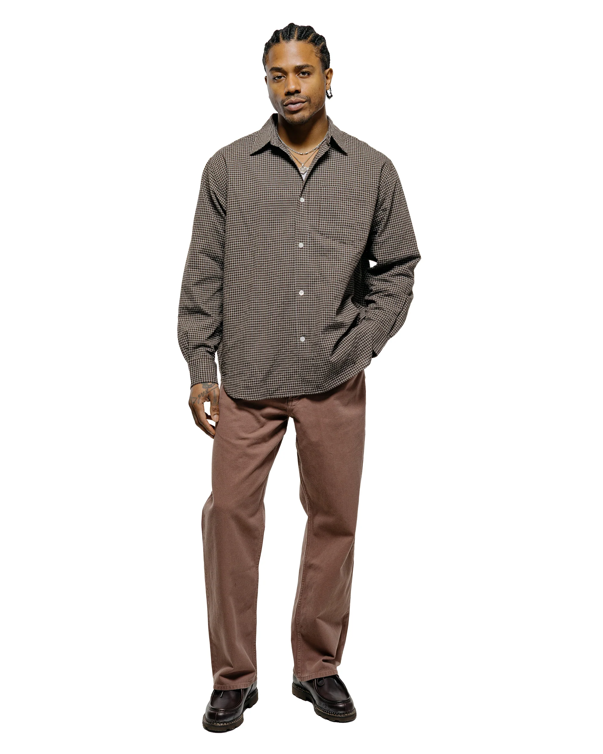 Norse Projects Korshavn Relaxed 5 Pocket Heavy Twill Peppercorn - Image 4