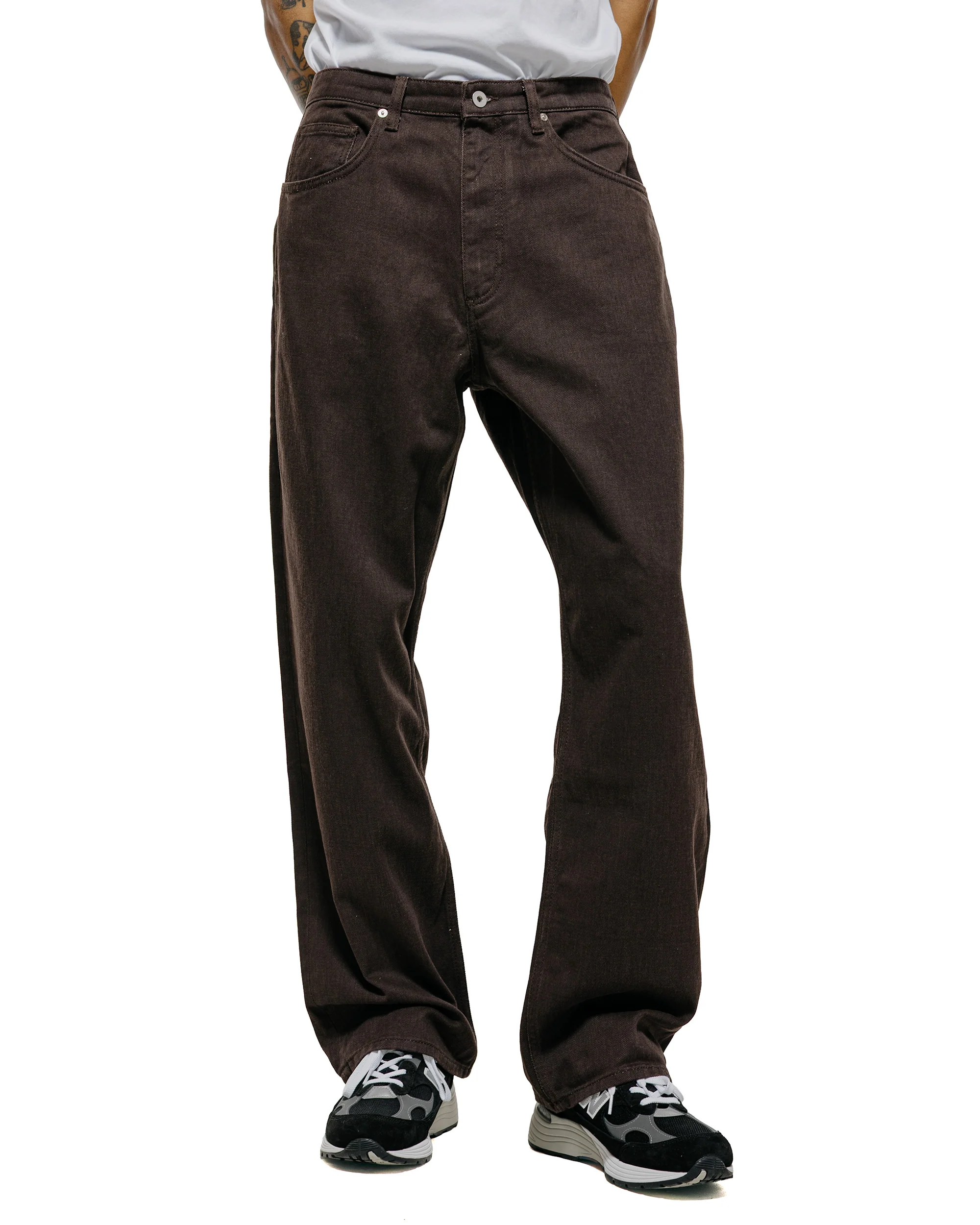 Norse Projects Korshavn Relaxed 5 Pocket Resist Dyed Twill Shale - Image 2