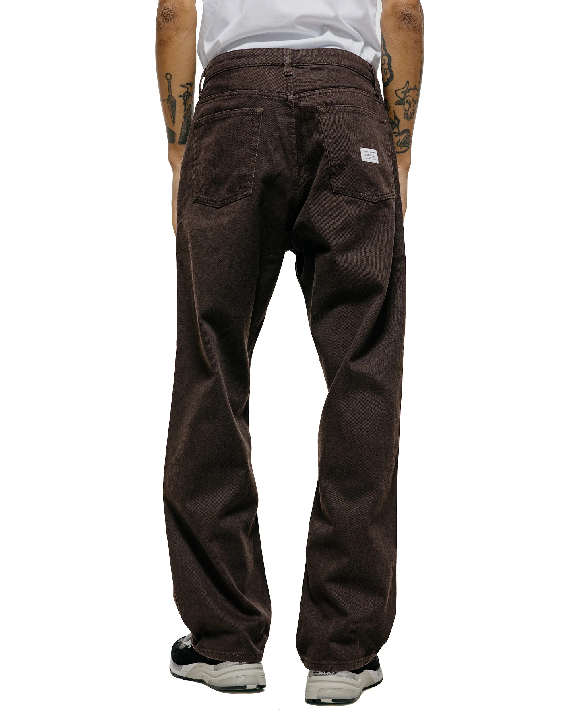 Norse Projects Korshavn Relaxed 5 Pocket Resist Dyed Twill Shale - Image 3