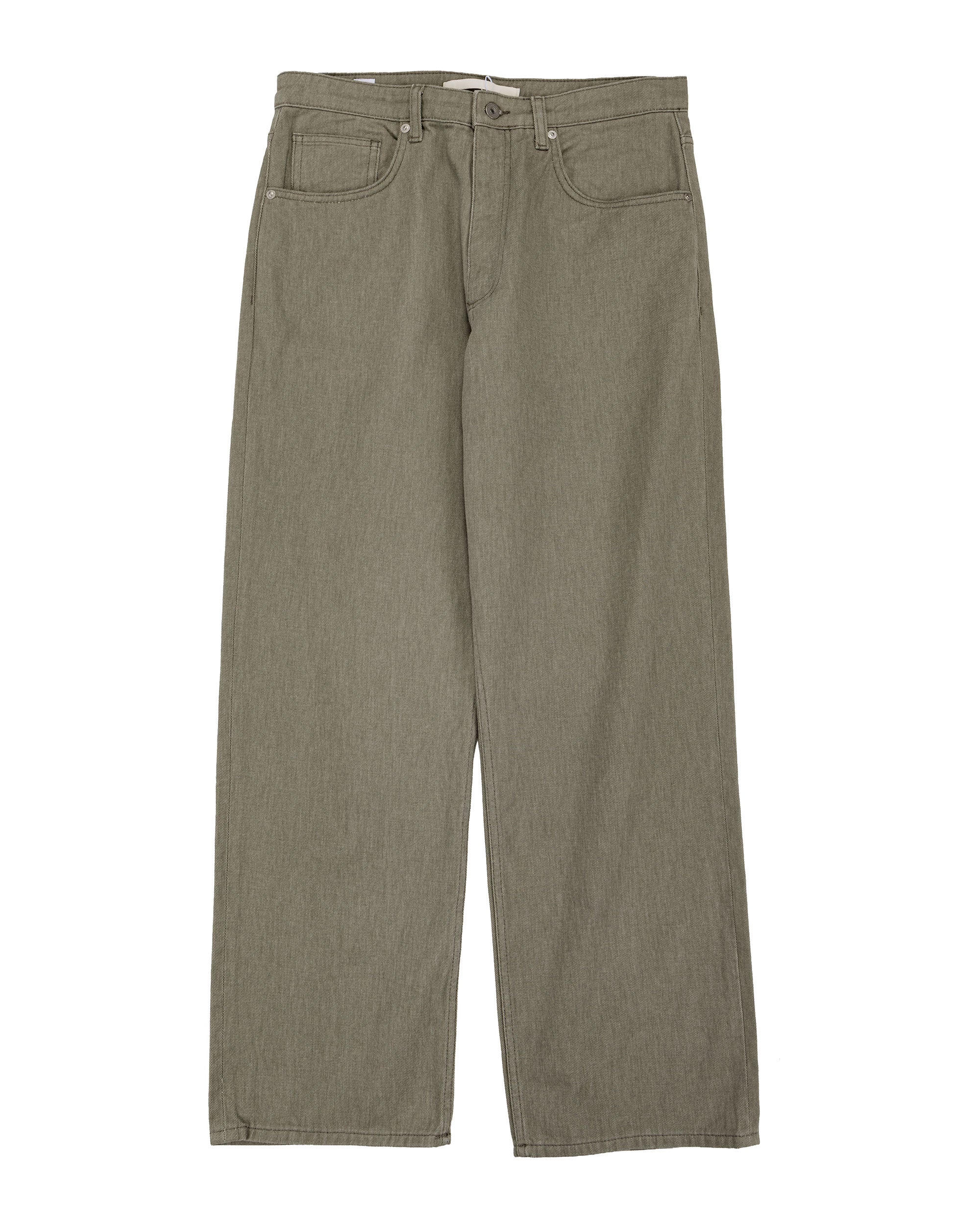 Norse Projects Korshavn Relaxed 5 Pocket Resist Dyed Twill Vetiver
