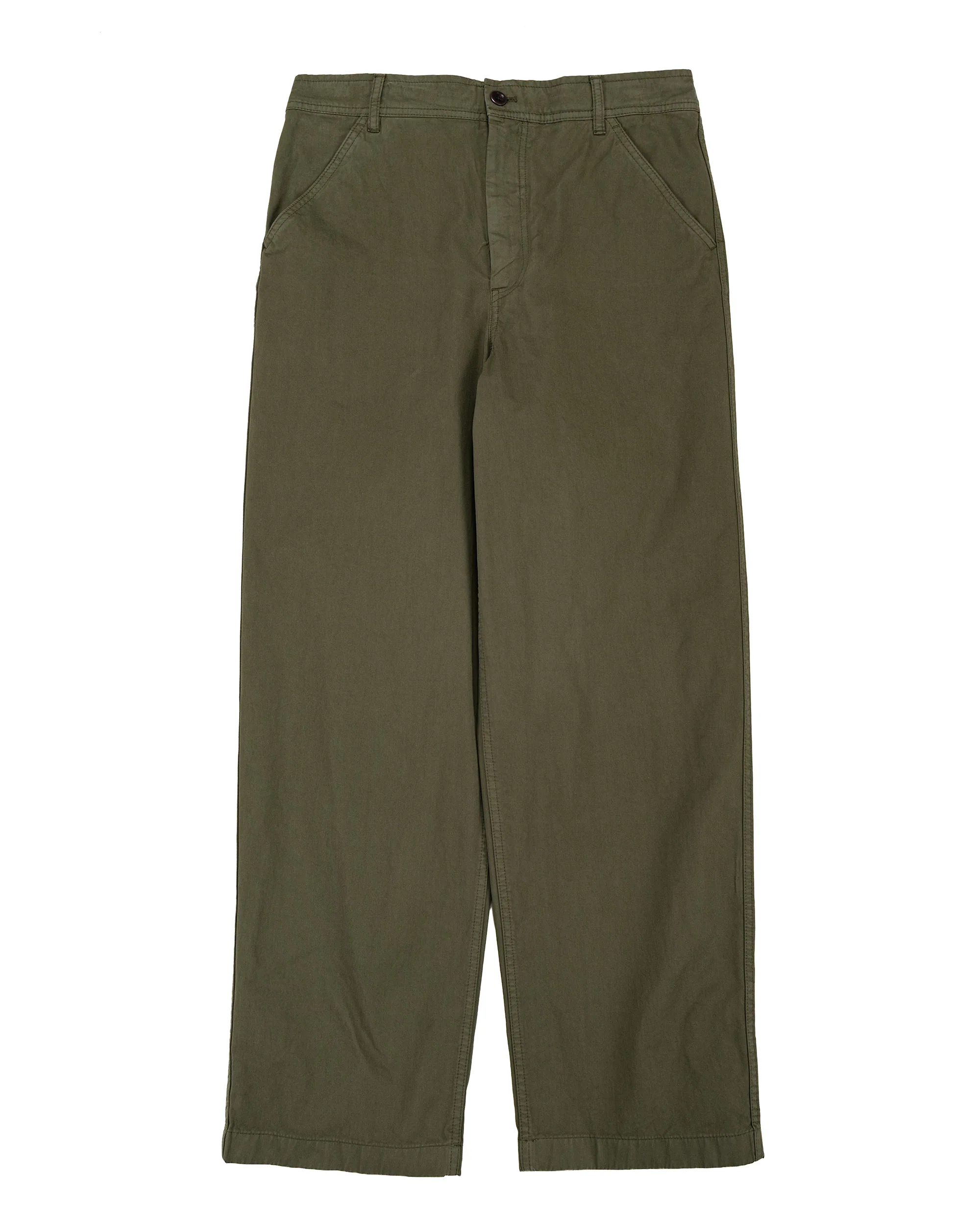 Norse Projects Kvitfjell Relaxed Cotton Twill Pant Olive Night