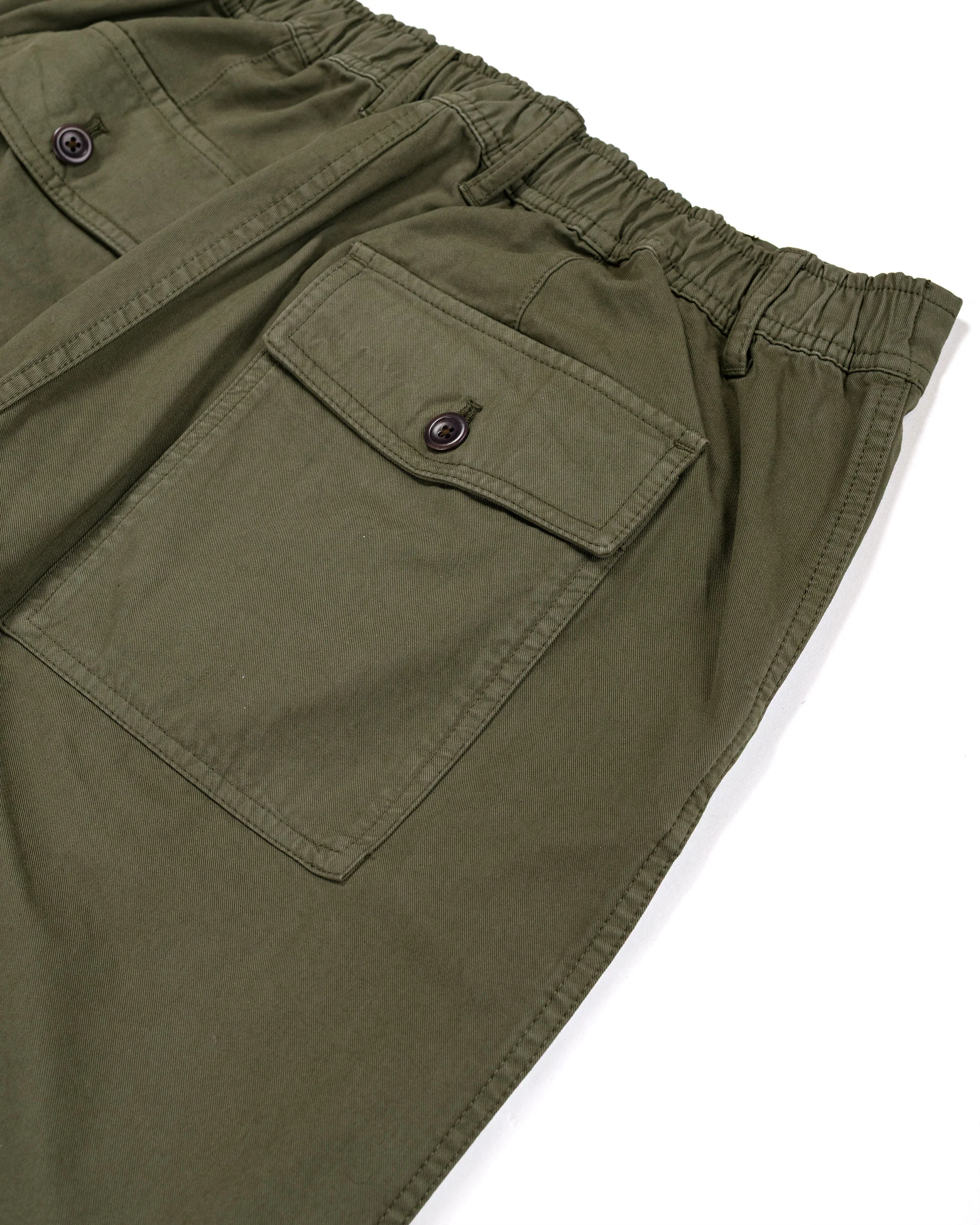 Norse Projects Kvitfjell Relaxed Cotton Twill Pant Olive Night - Image 5