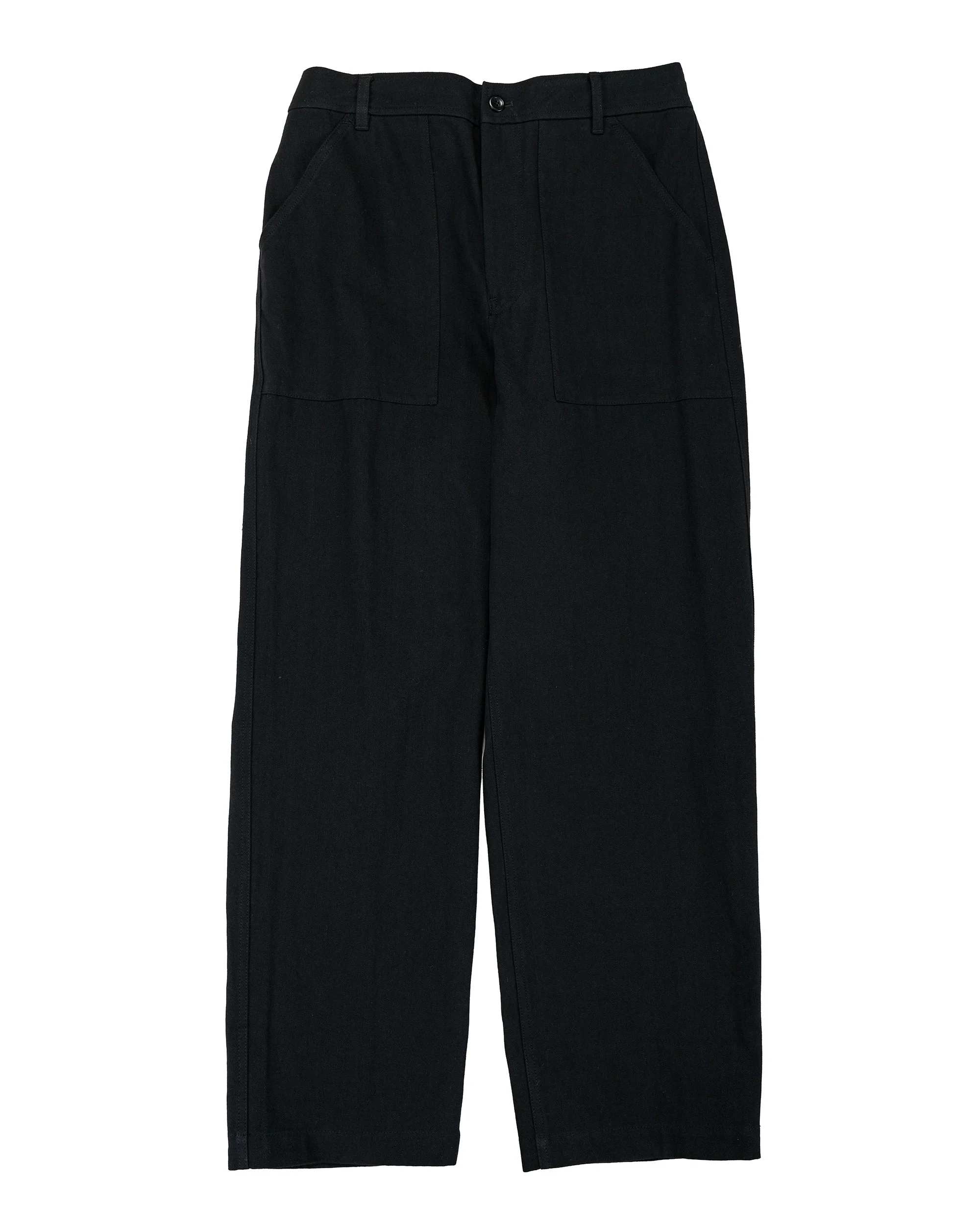Norse Projects Kvitfjell Relaxed Cotton Wool Herringbone Pant Black