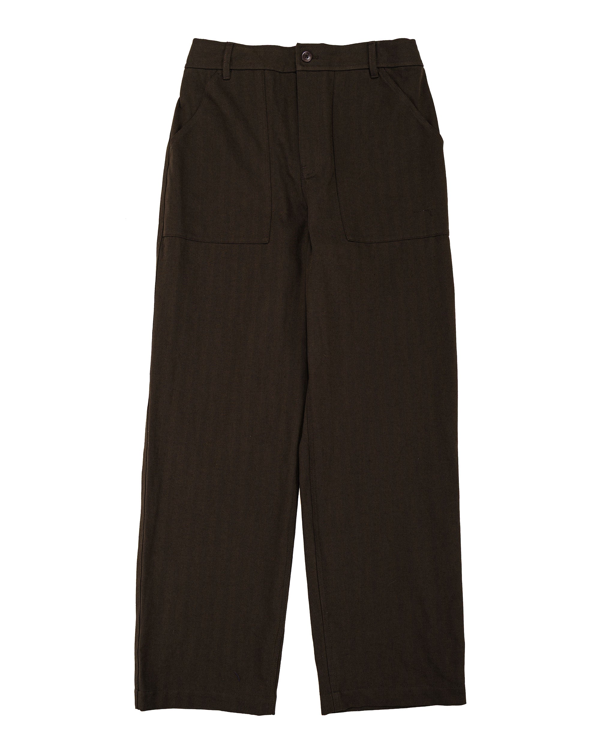 Norse Projects Kvitfjell Relaxed Cotton Wool Herringbone Pant Delicioso Brown