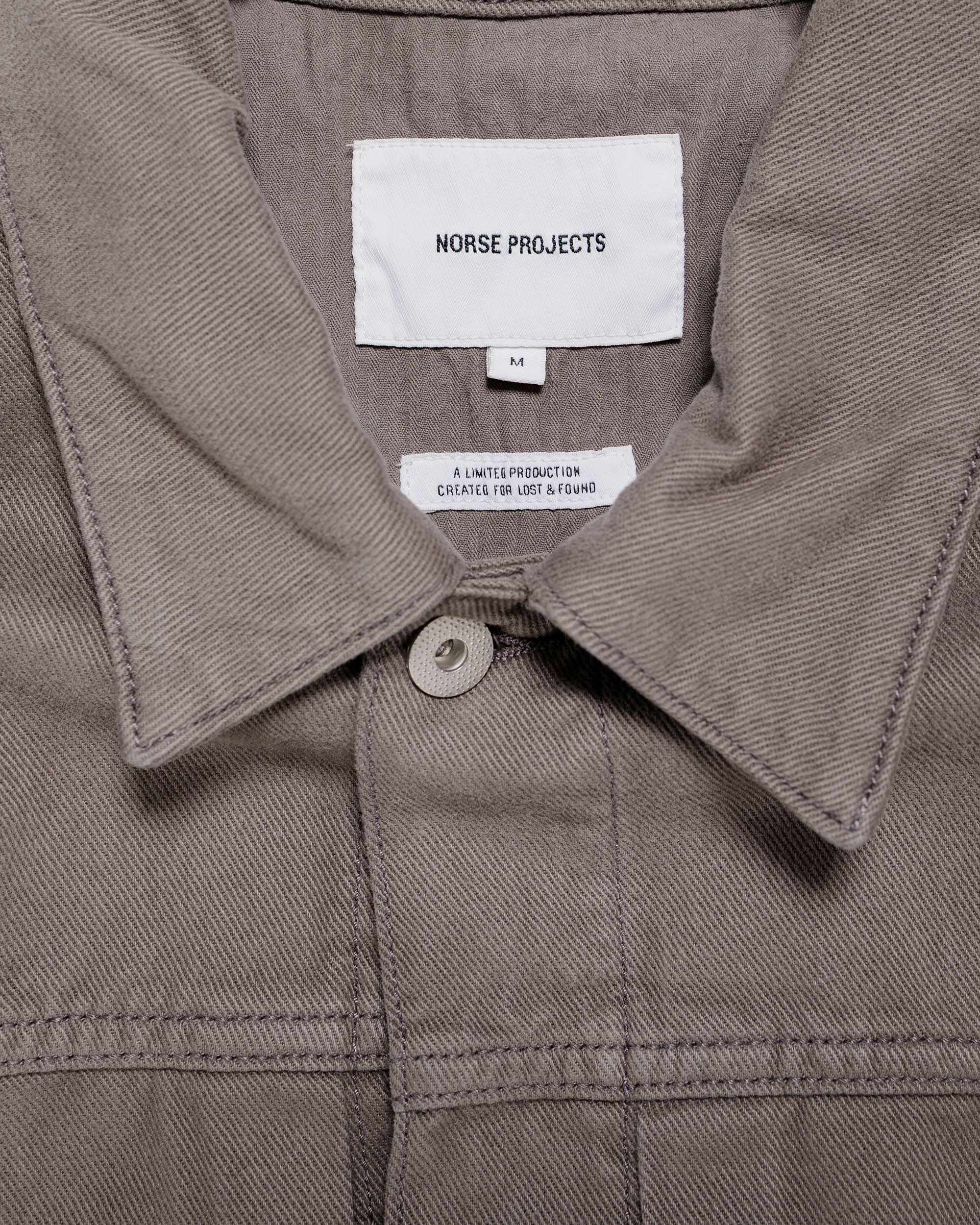 Norse Projects Lost & Found Storadal Type I Jacket Magnet Grey - Image 10