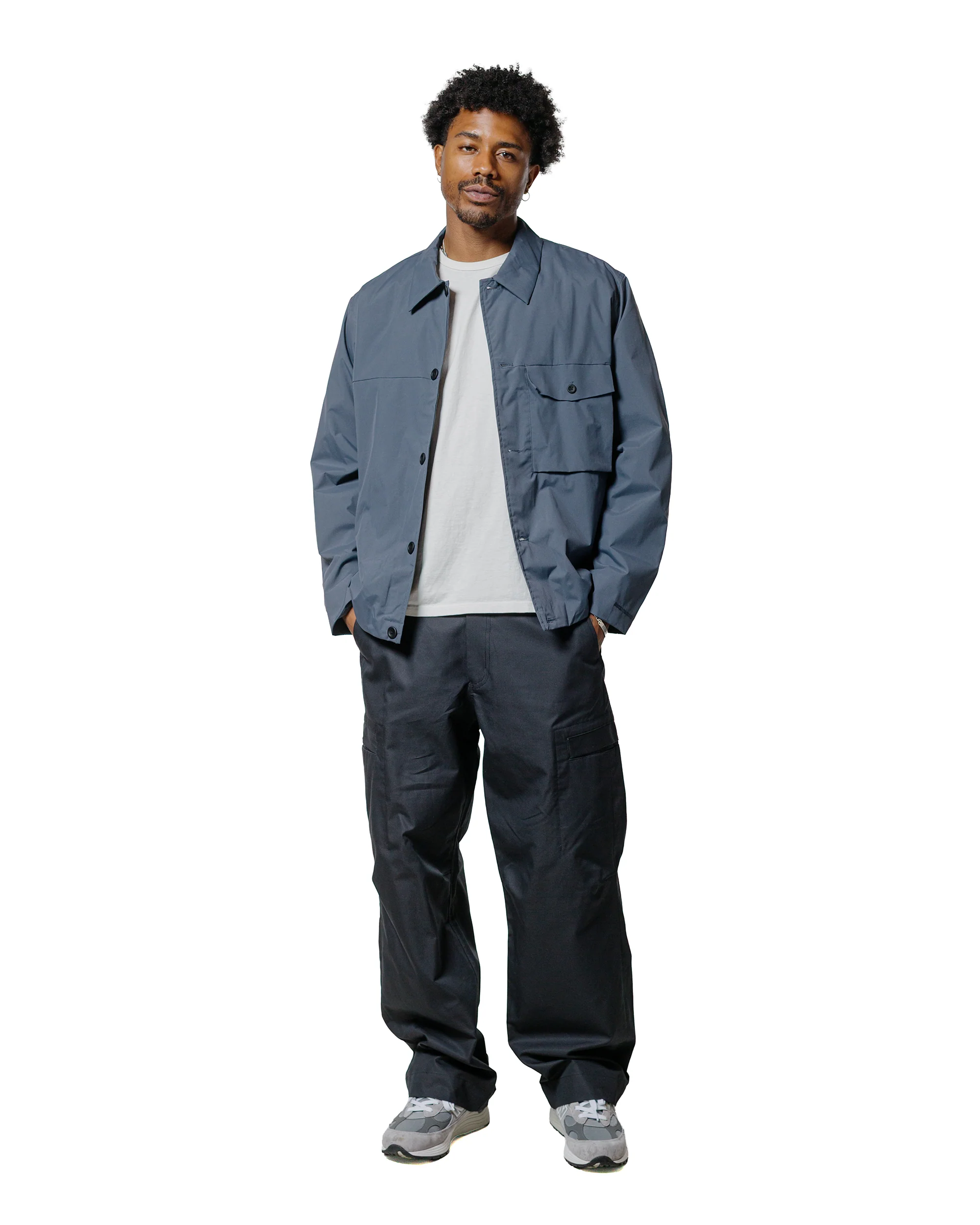 Norse Projects Marcus Windstopper Overshirt Graphite - Image 4