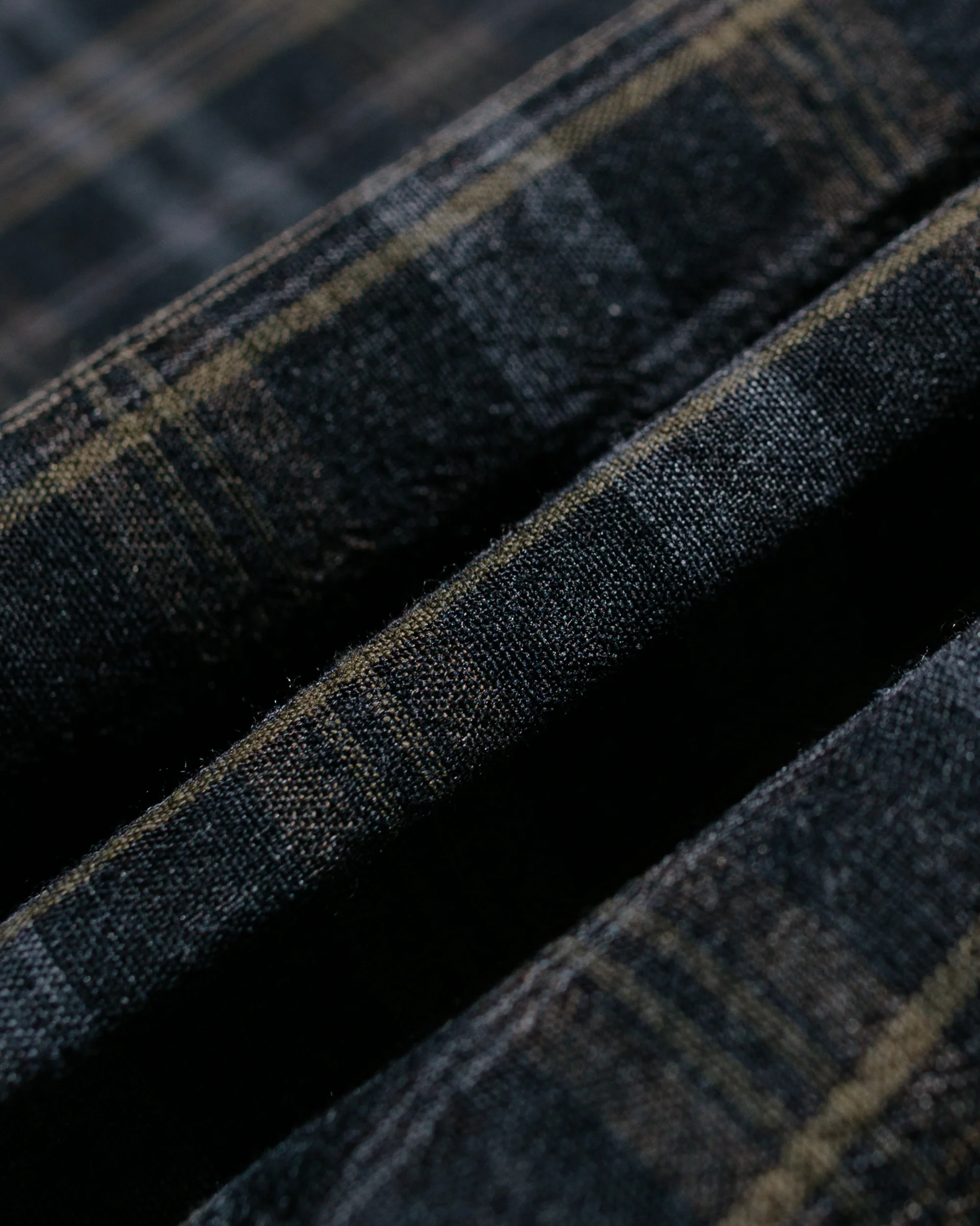 Norse Projects Ole Oversized Wool Check Shirt Charcoal Grey - Image 6