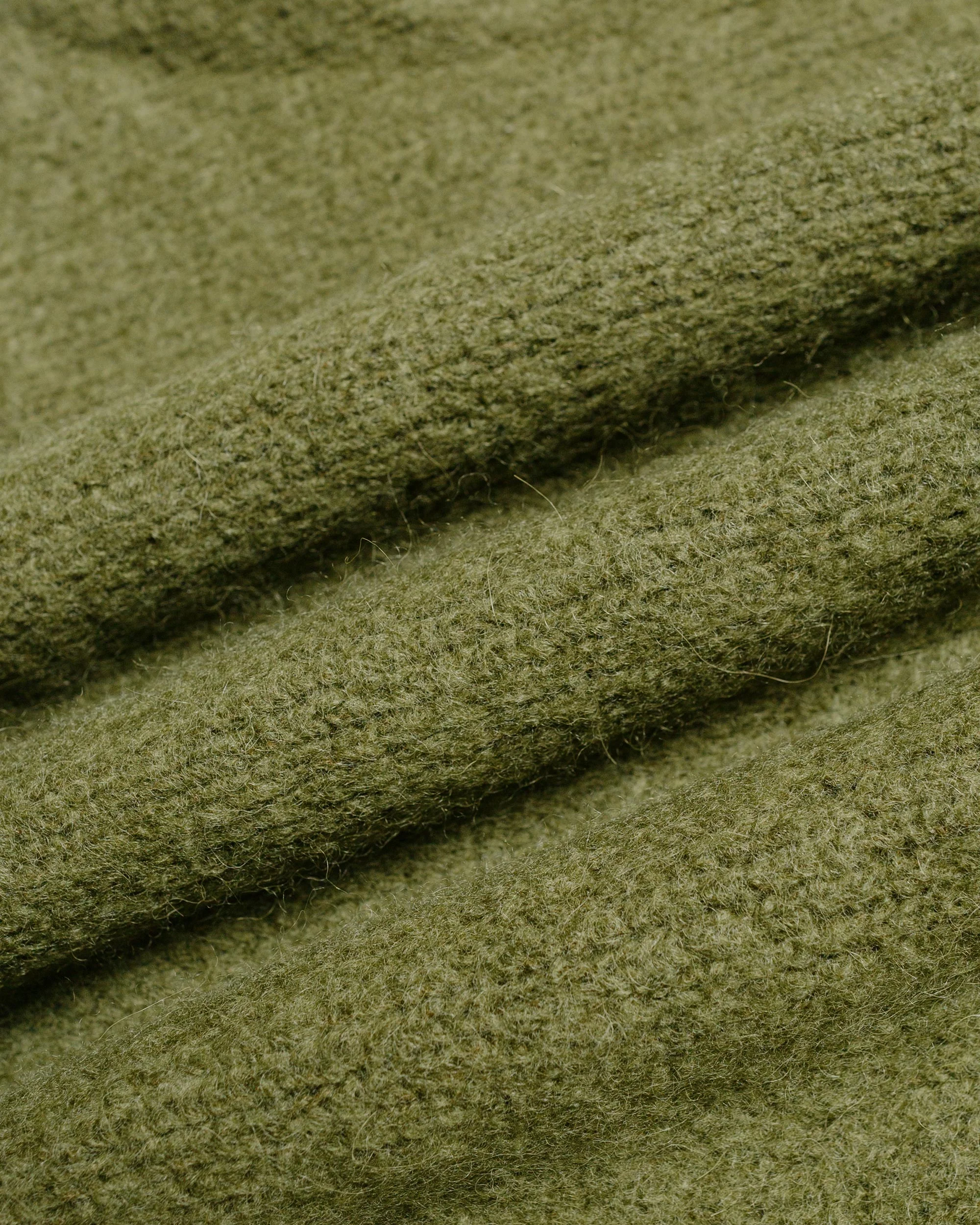 Norse Projects Rasmus Relaxed Brushed Polo Ivy Green - Image 5