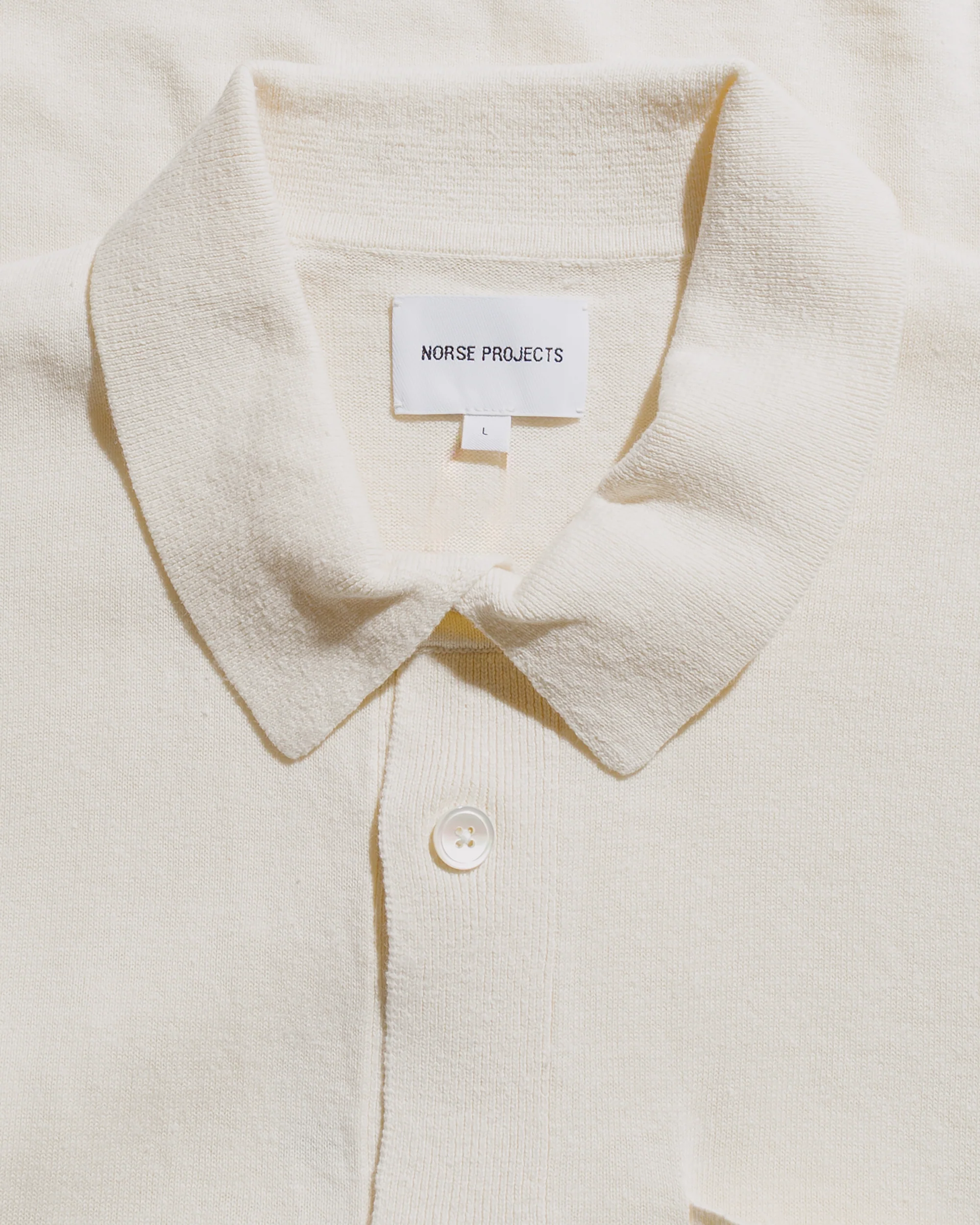 Norse Projects Rollo Cotton Linen SS Shirt Kit White - Image 5