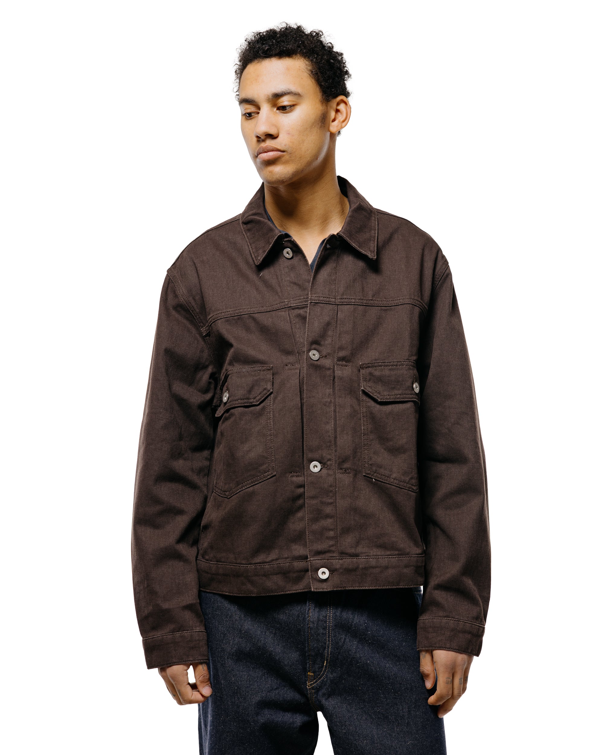 Norse Projects Storadal Resist Dyed Twill Type II Jacket Shale - Image 2