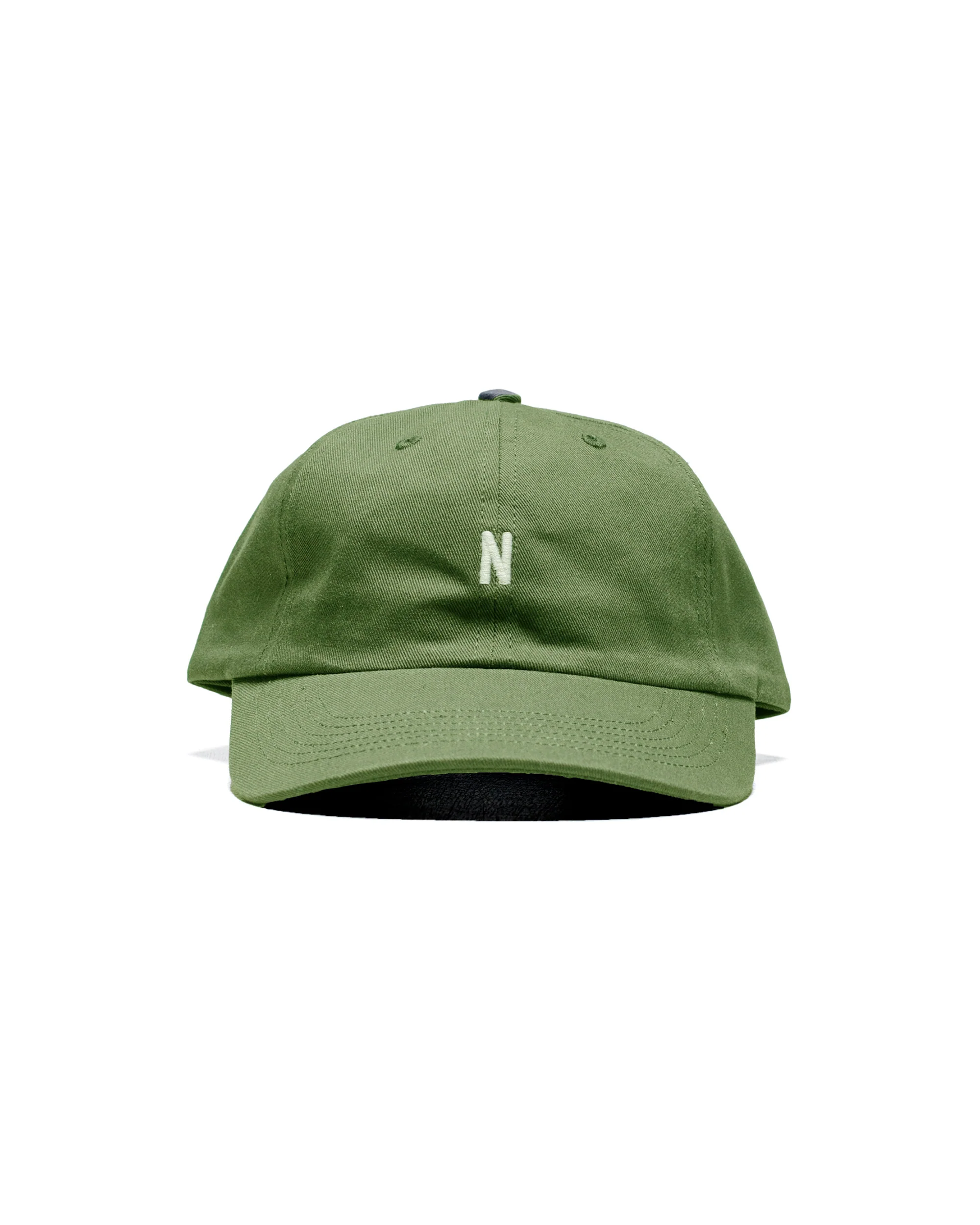 Norse Projects Twill Sports Cap Moss Green