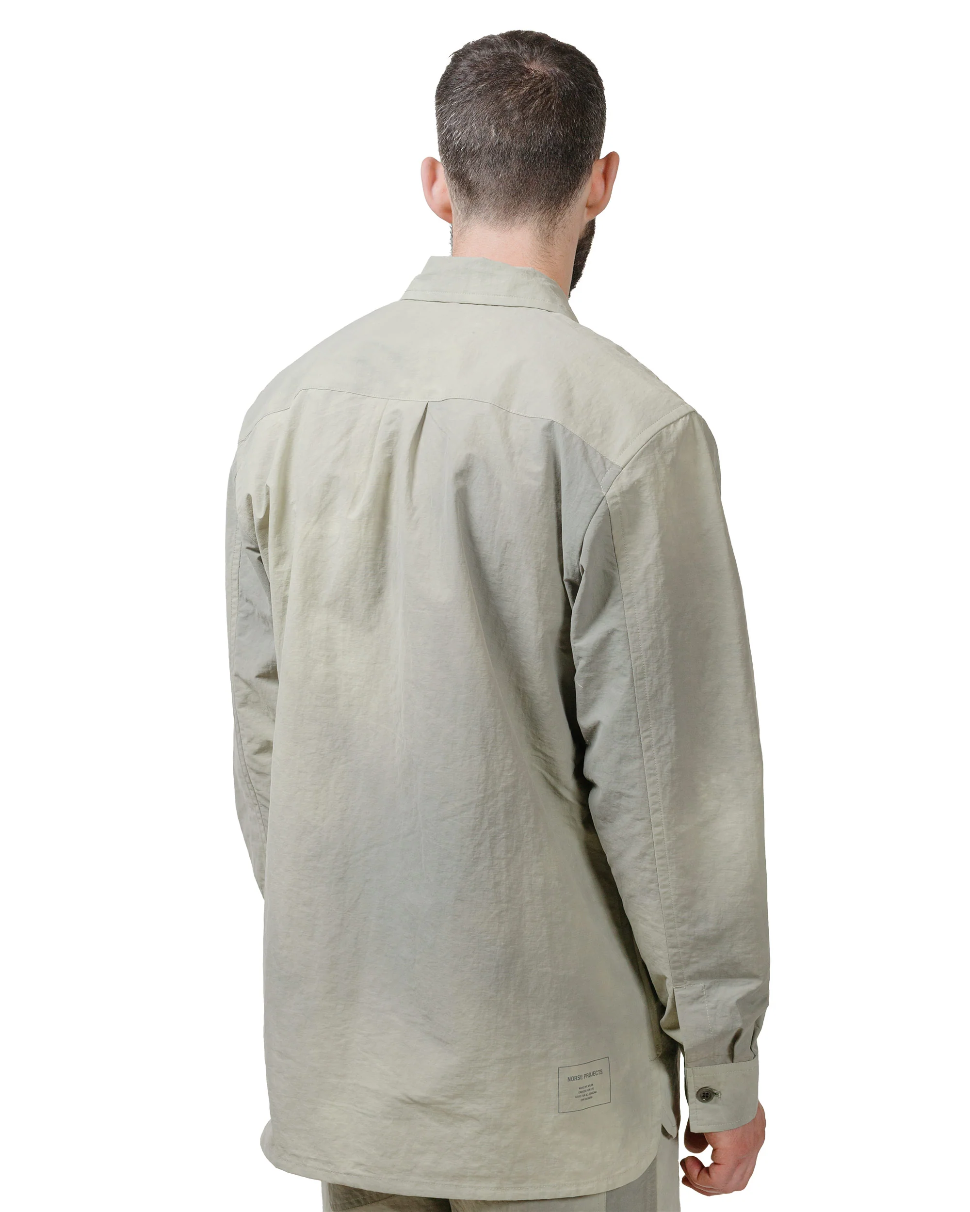 Norse Projects Ulrik Wave Dye Overshirt Clay - Image 3
