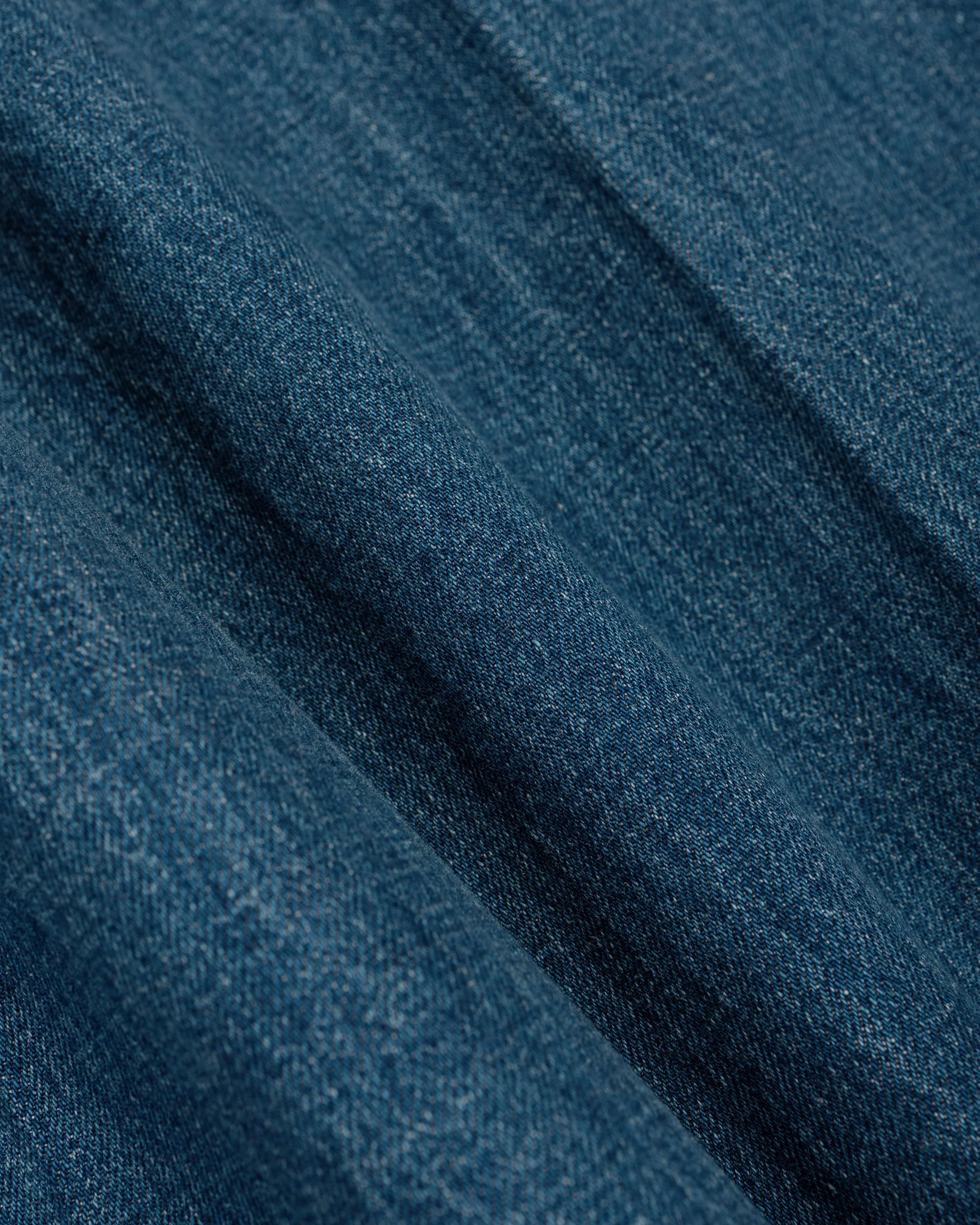 Old Joe Beltless Waist Jean Trouser"990" (Scar Face & Paint) Indigo - Image 6