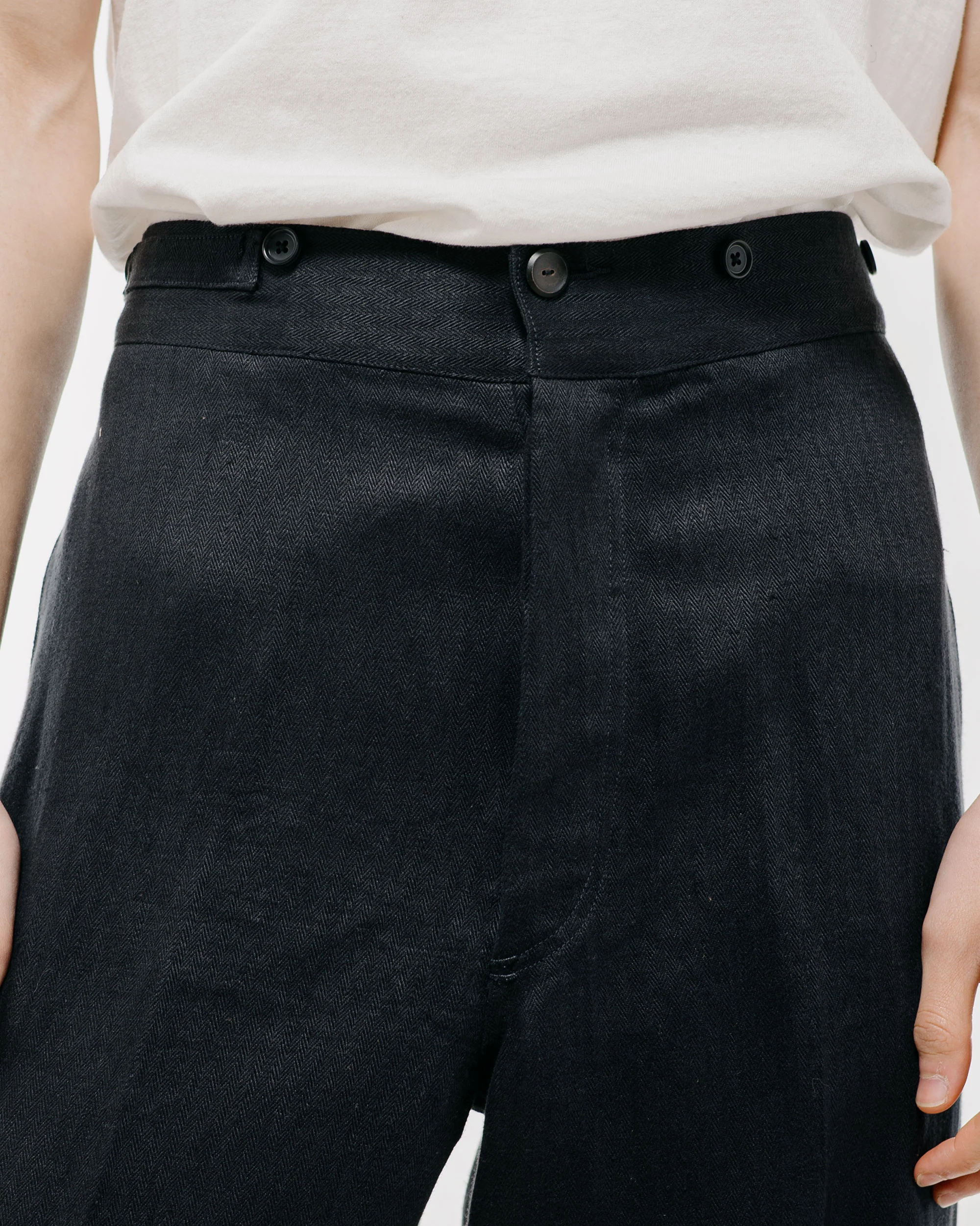 Old Joe Cinch Back Welt-Pocket Trouser Black - Image 3