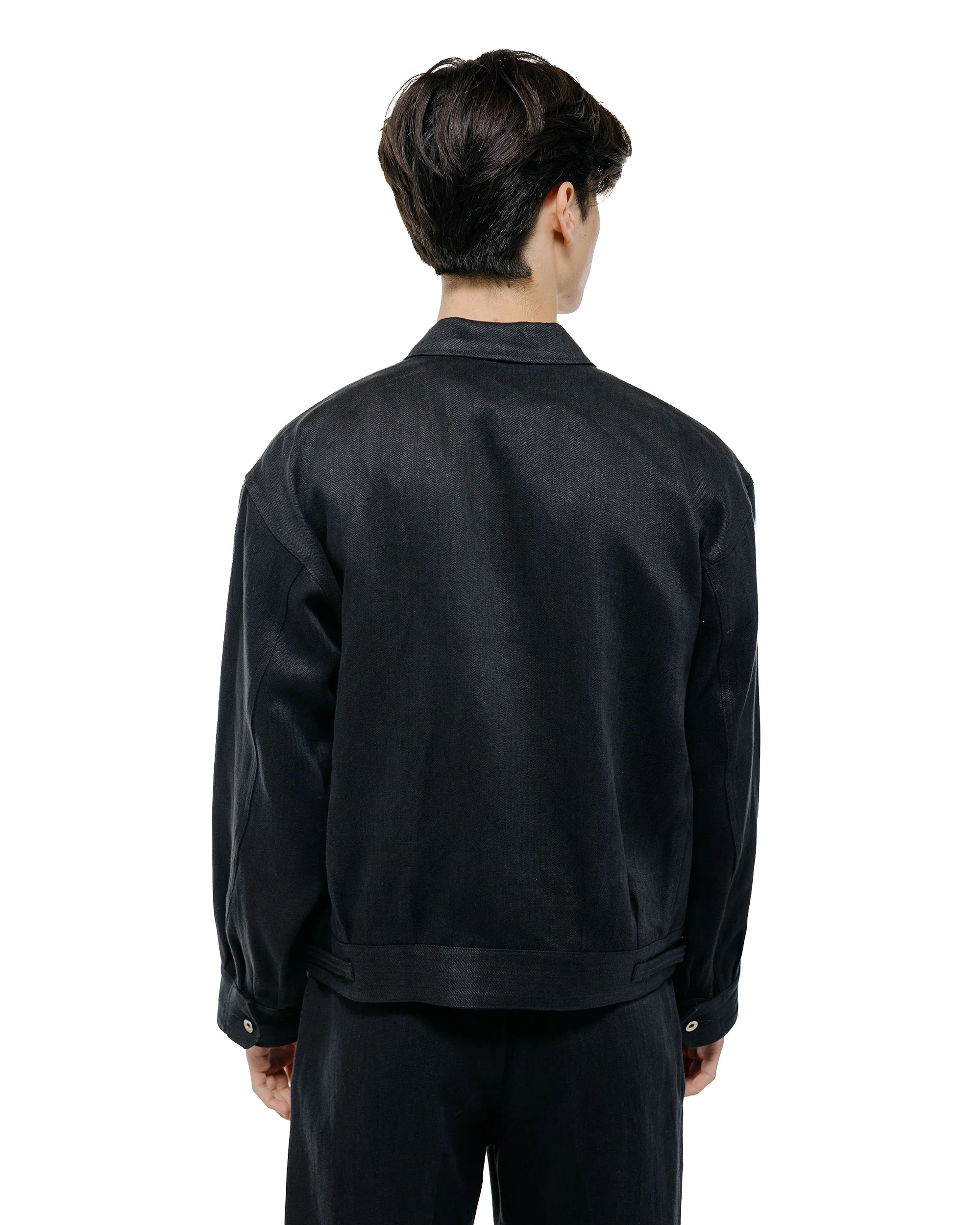 Old Joe Fly-Front Arthur Jacket Black - Image 4
