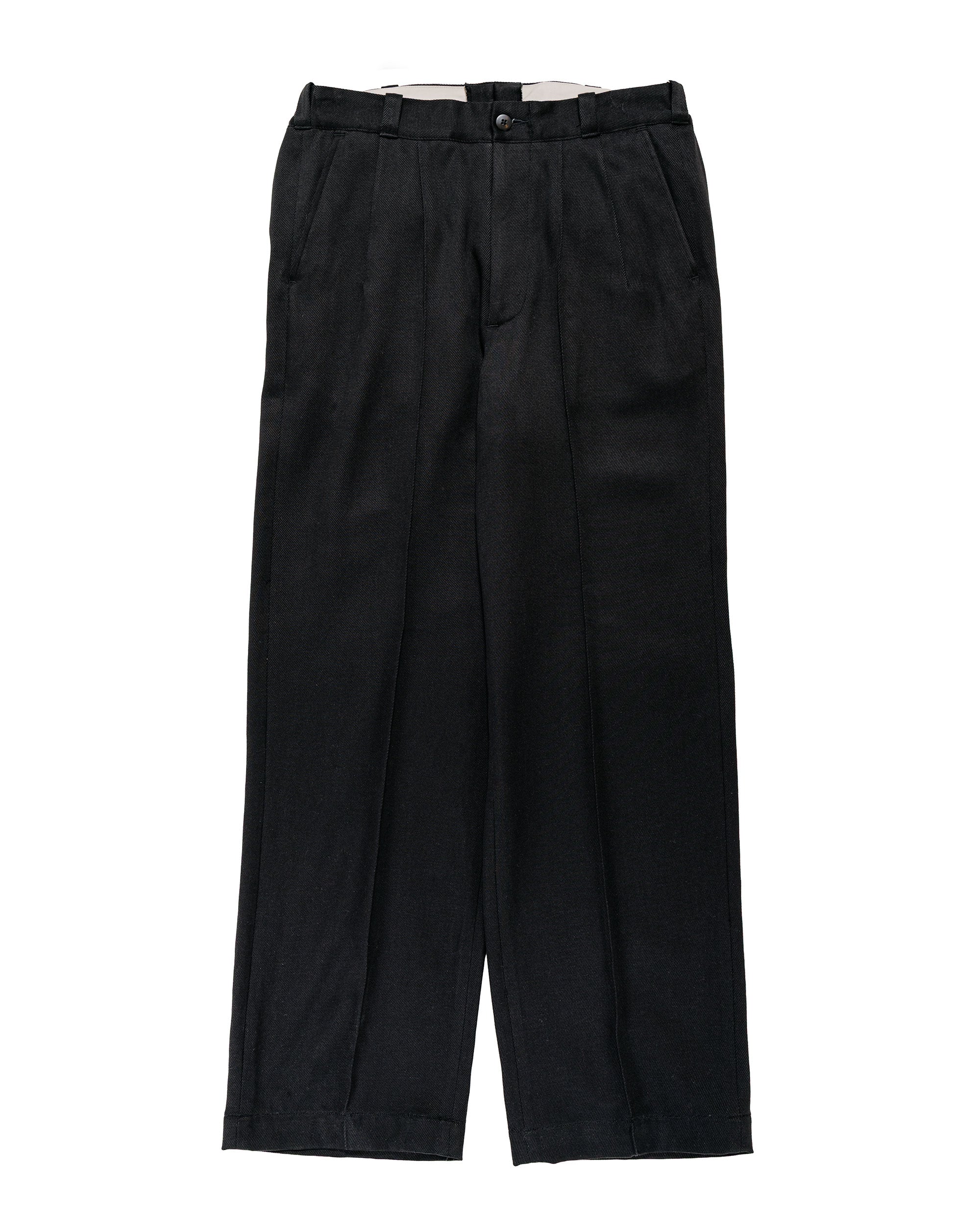 Old Joe Front Tuck Army Trouser Onyx