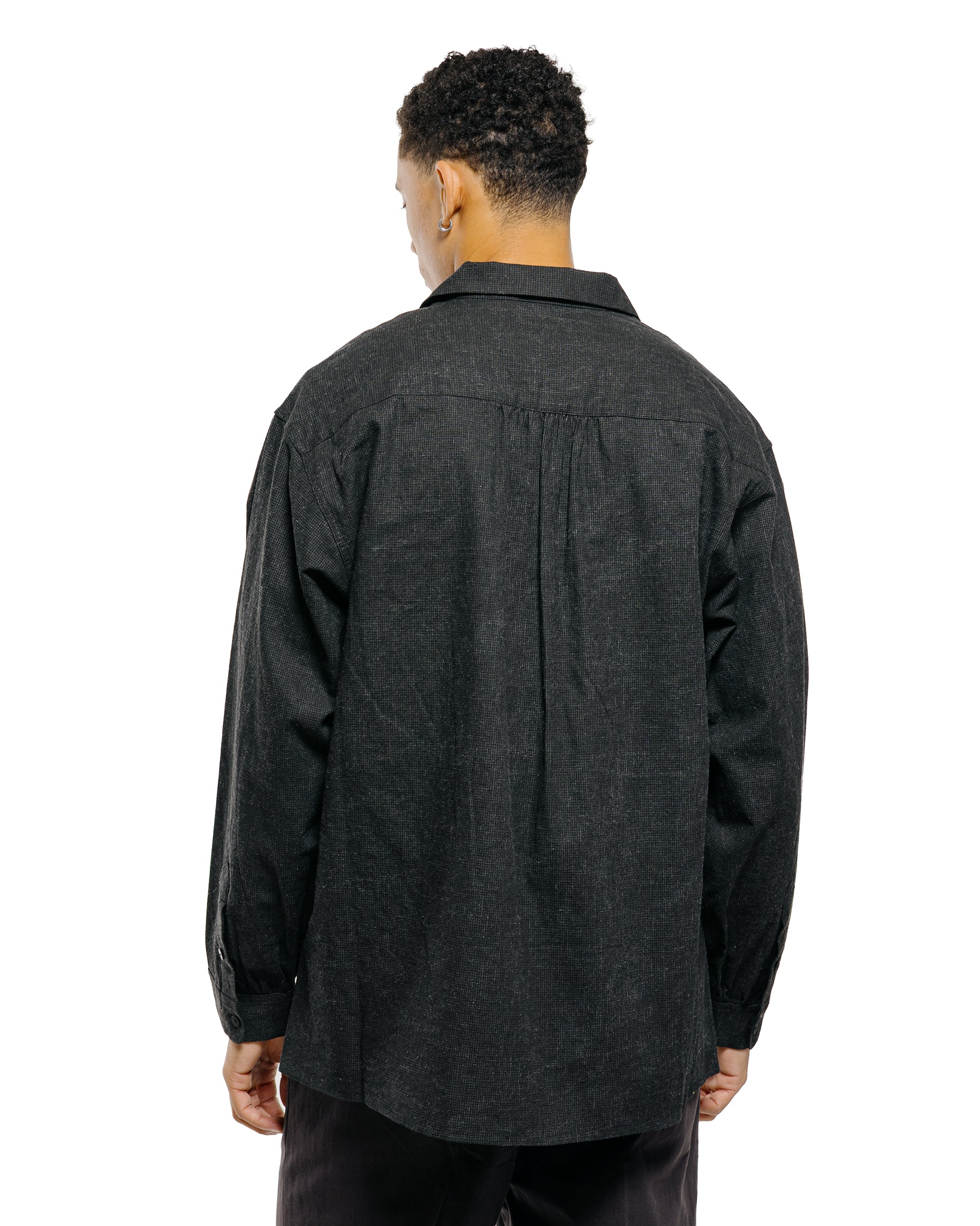 Old Joe Swallow Collar Sports Shirts Ink Black - Image 3