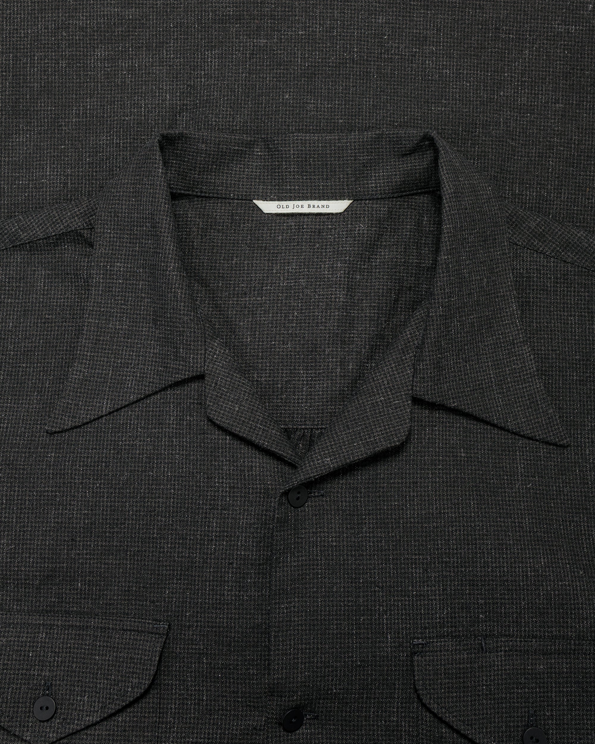 Old Joe Swallow Collar Sports Shirts Ink Black - Image 5