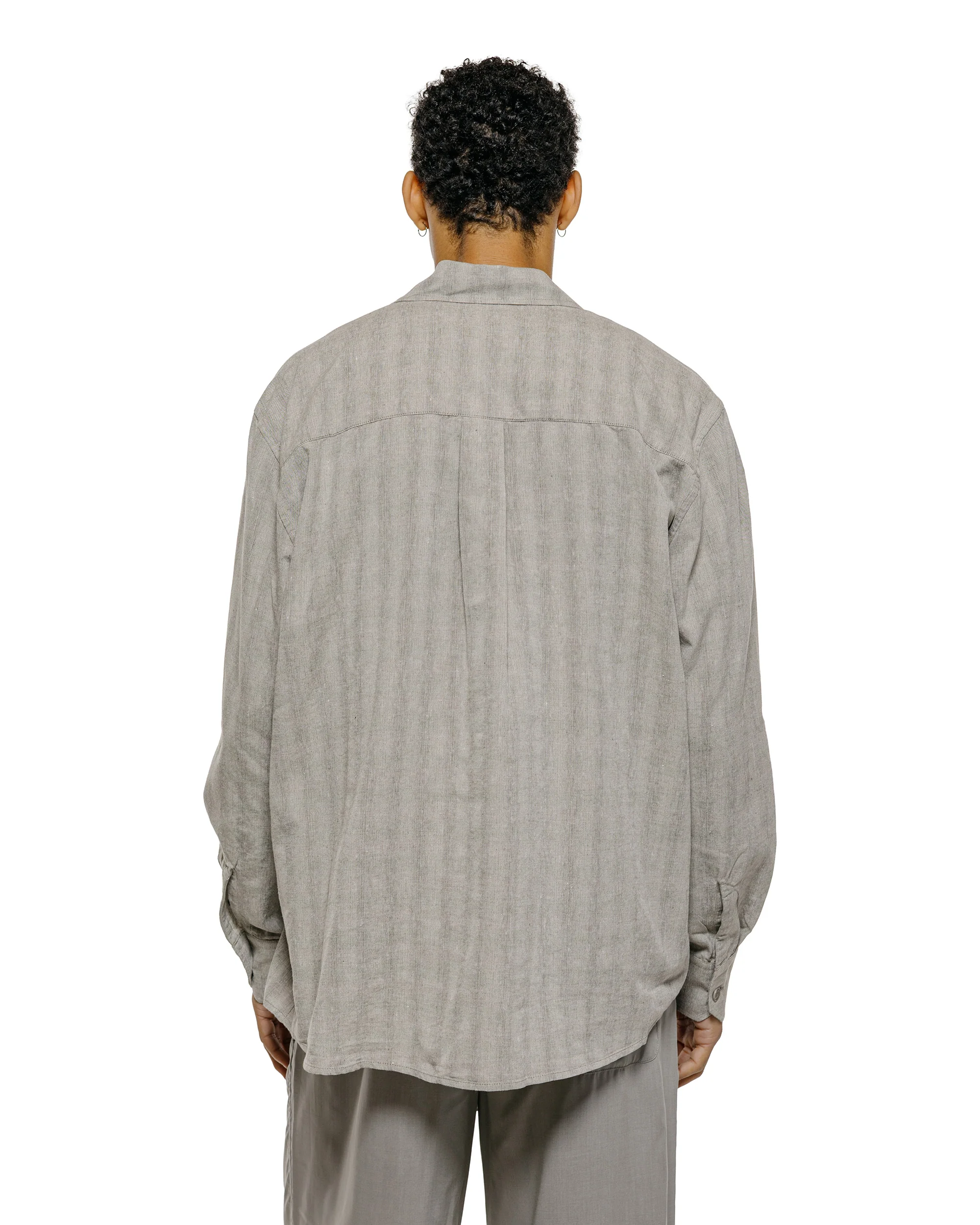 Our Legacy Above Shirt Sage Trail Check Dryline Weave - Image 3