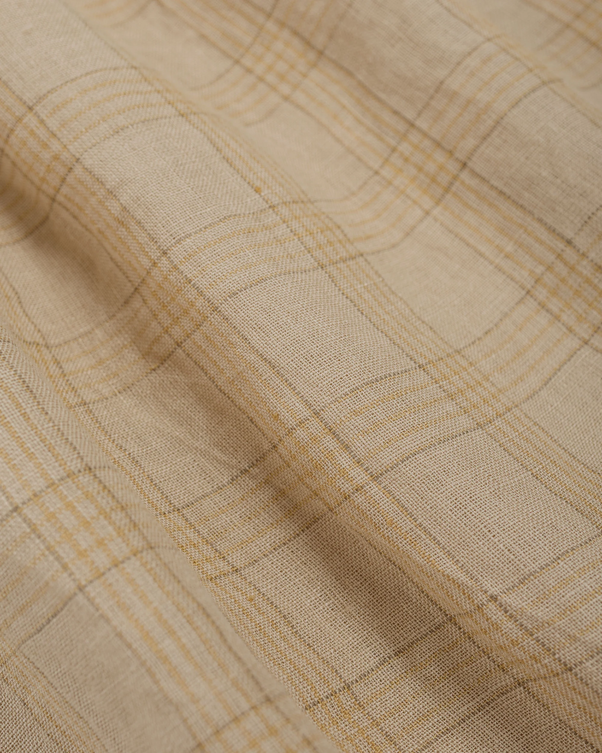 Our Legacy Above Shirt Vacay Check Gauze Linen - Image 6