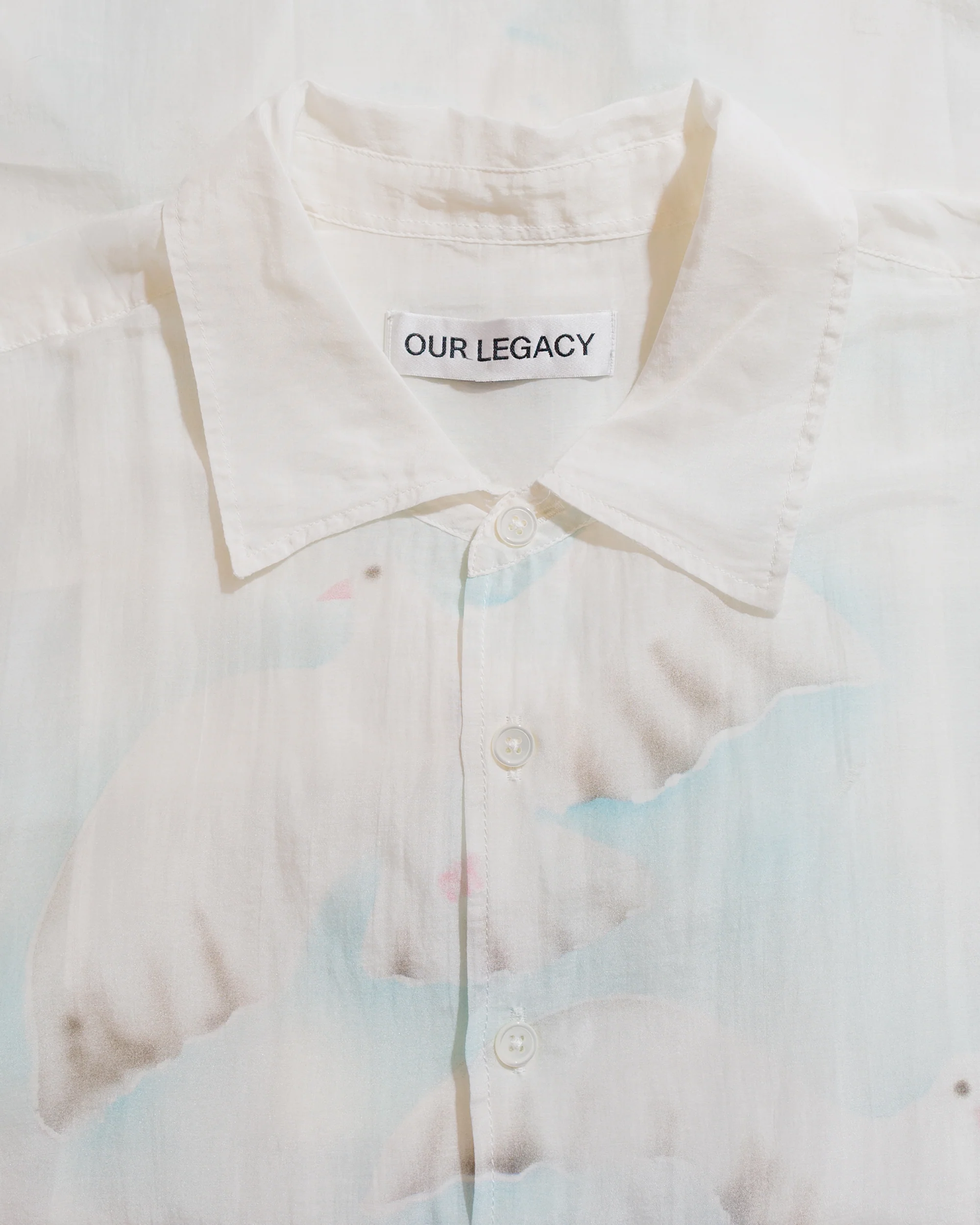 Our Legacy Adorn Shirt Sea View Print Cotton Silk - Image 5