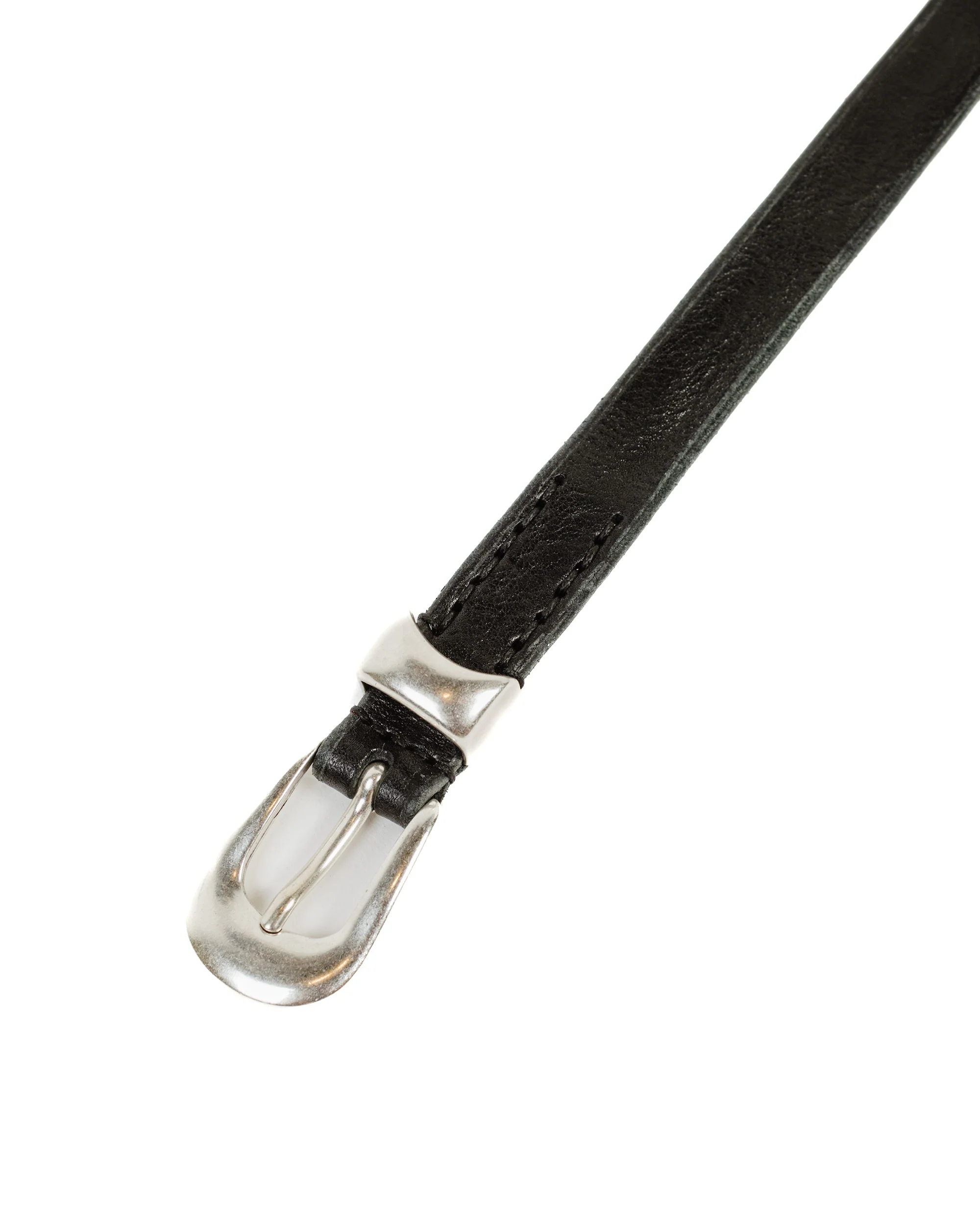 Our Legacy Belt 2CM Black Leather - Image 2