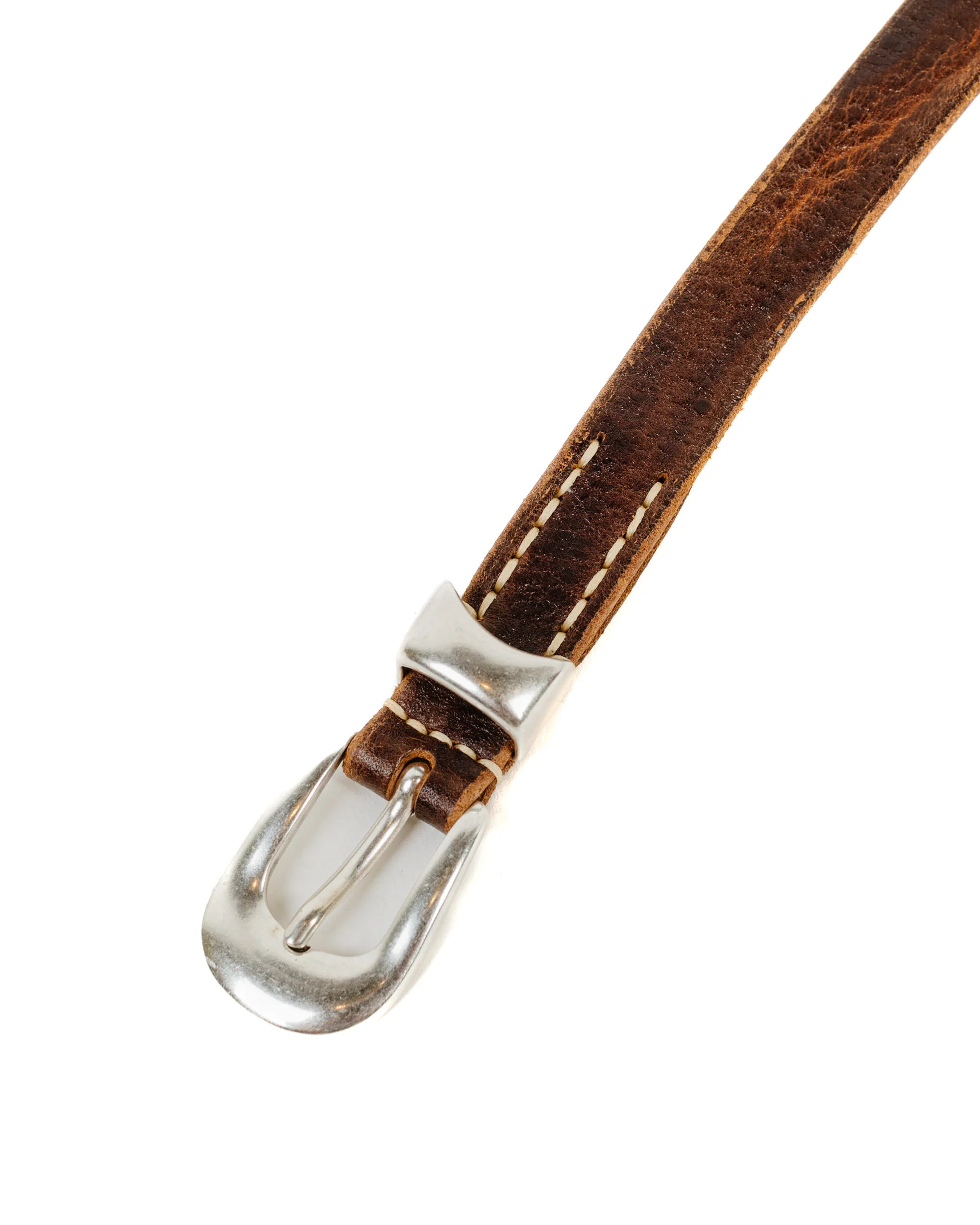Our Legacy Belt 2CM Brown Leather - Image 2