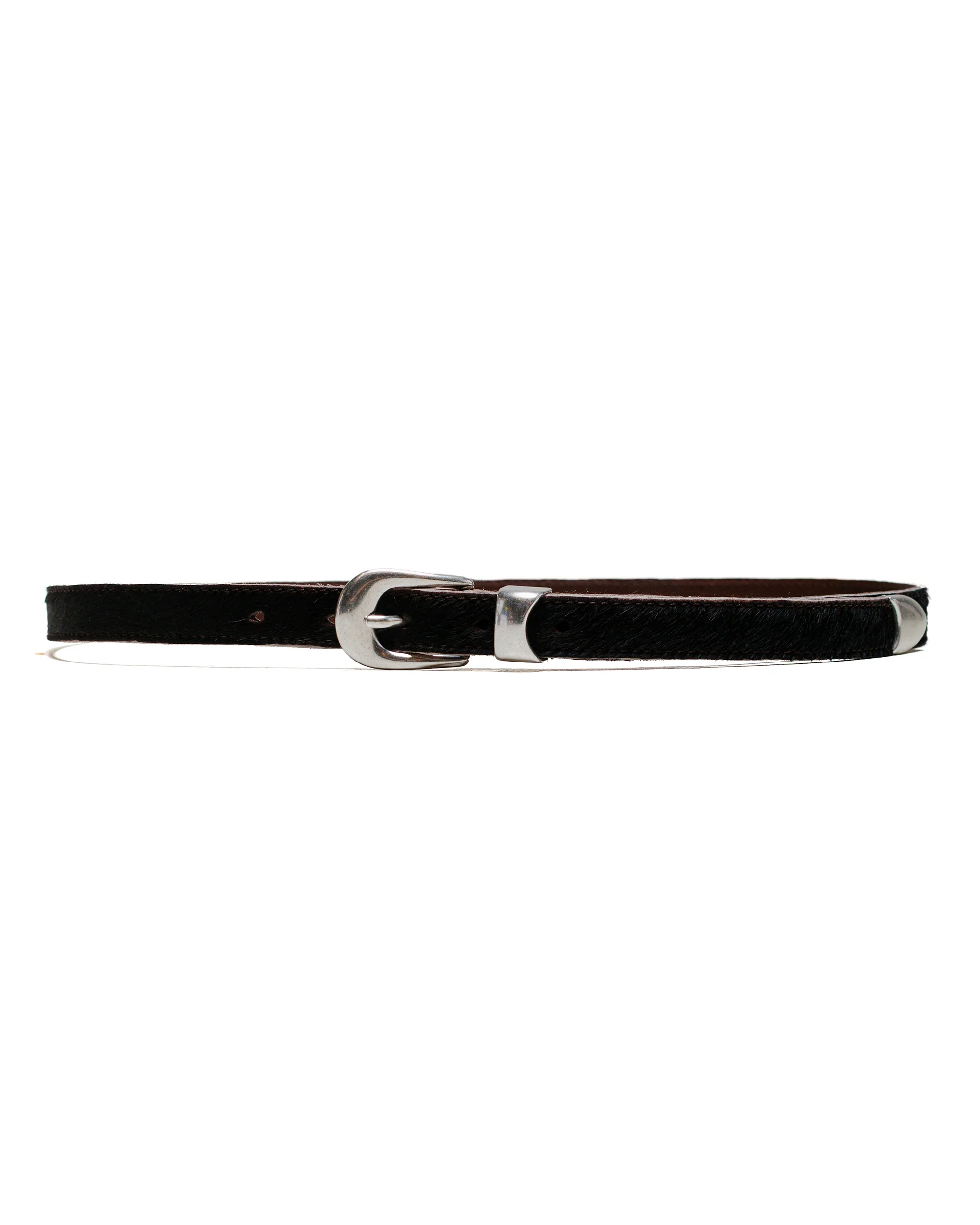 Our Legacy Belt 2CM Chocolate Hair On Hide