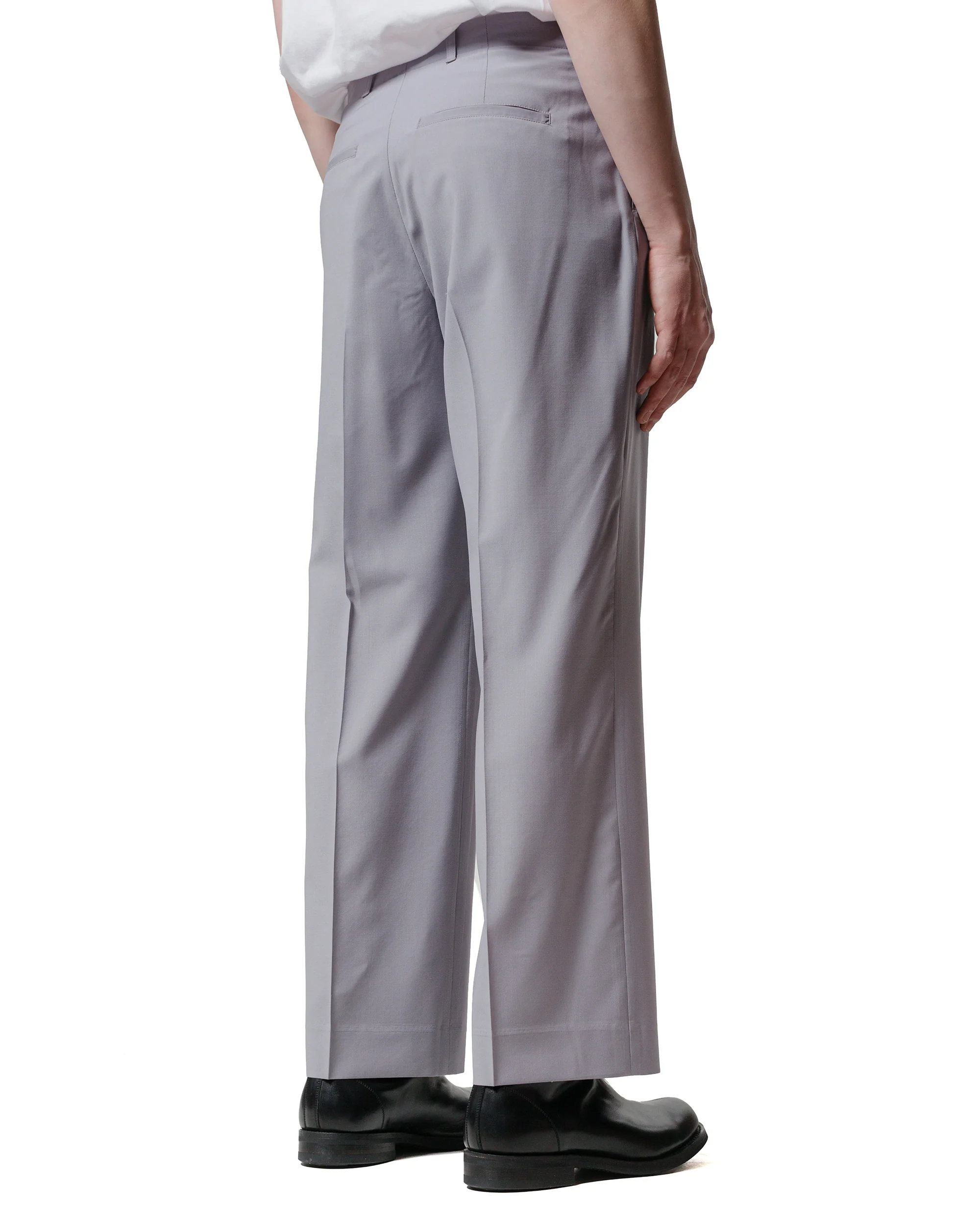 Our Legacy Borrowed Chino Dusty Lavender High Twist Wool - Image 3