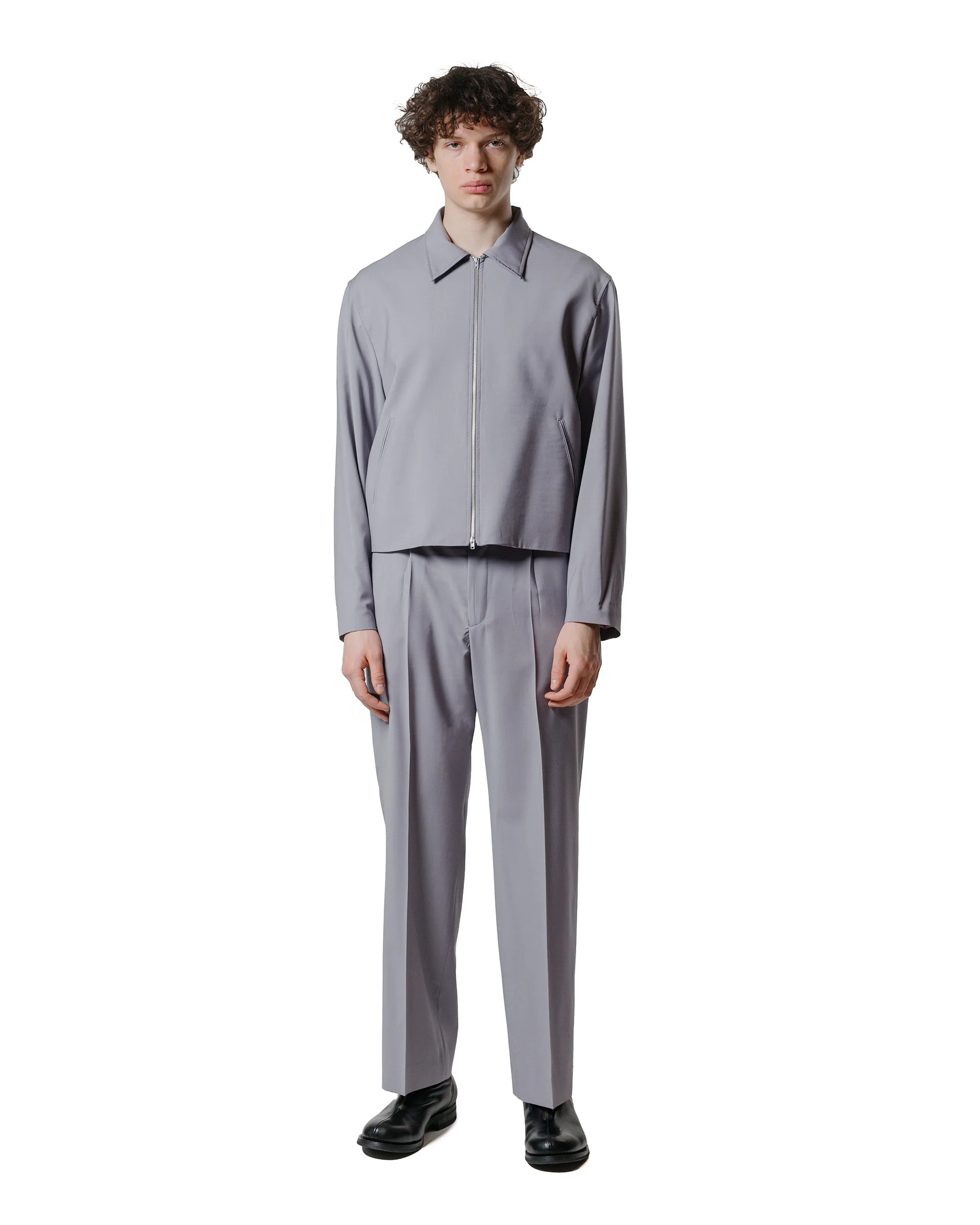 Our Legacy Borrowed Chino Dusty Lavender High Twist Wool - Image 4