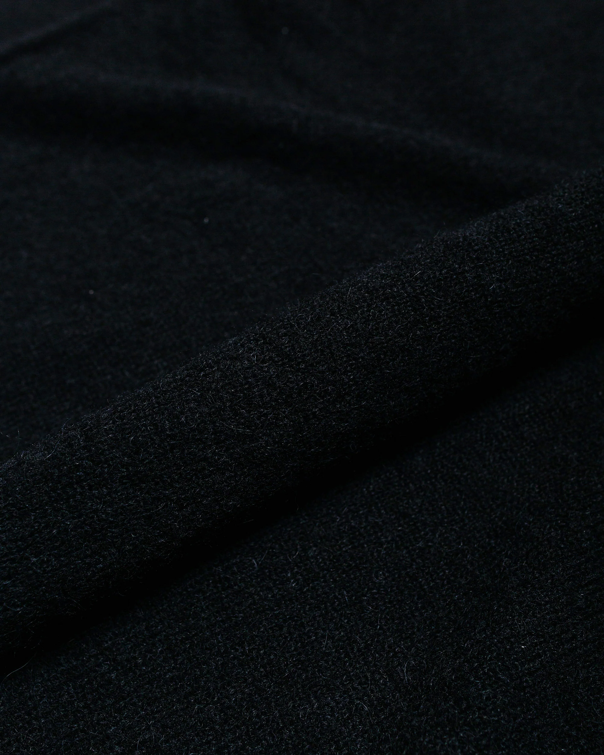 Our Legacy Evening Polo Black Fuzzy Alpaca - Image 5