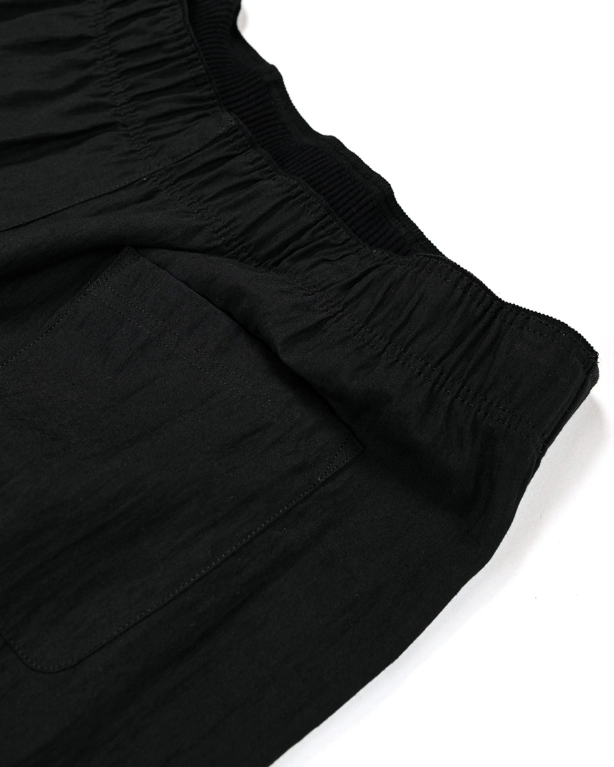 Our Legacy Leisure Trouser Soot Black Techflax - Image 5