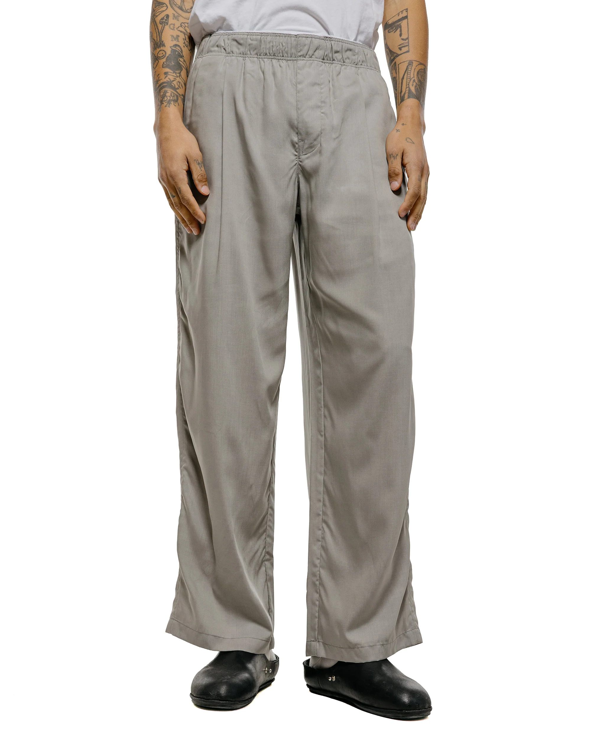 Our Legacy Leisure Trouser Willow Grey Softflow Tencel - Image 2