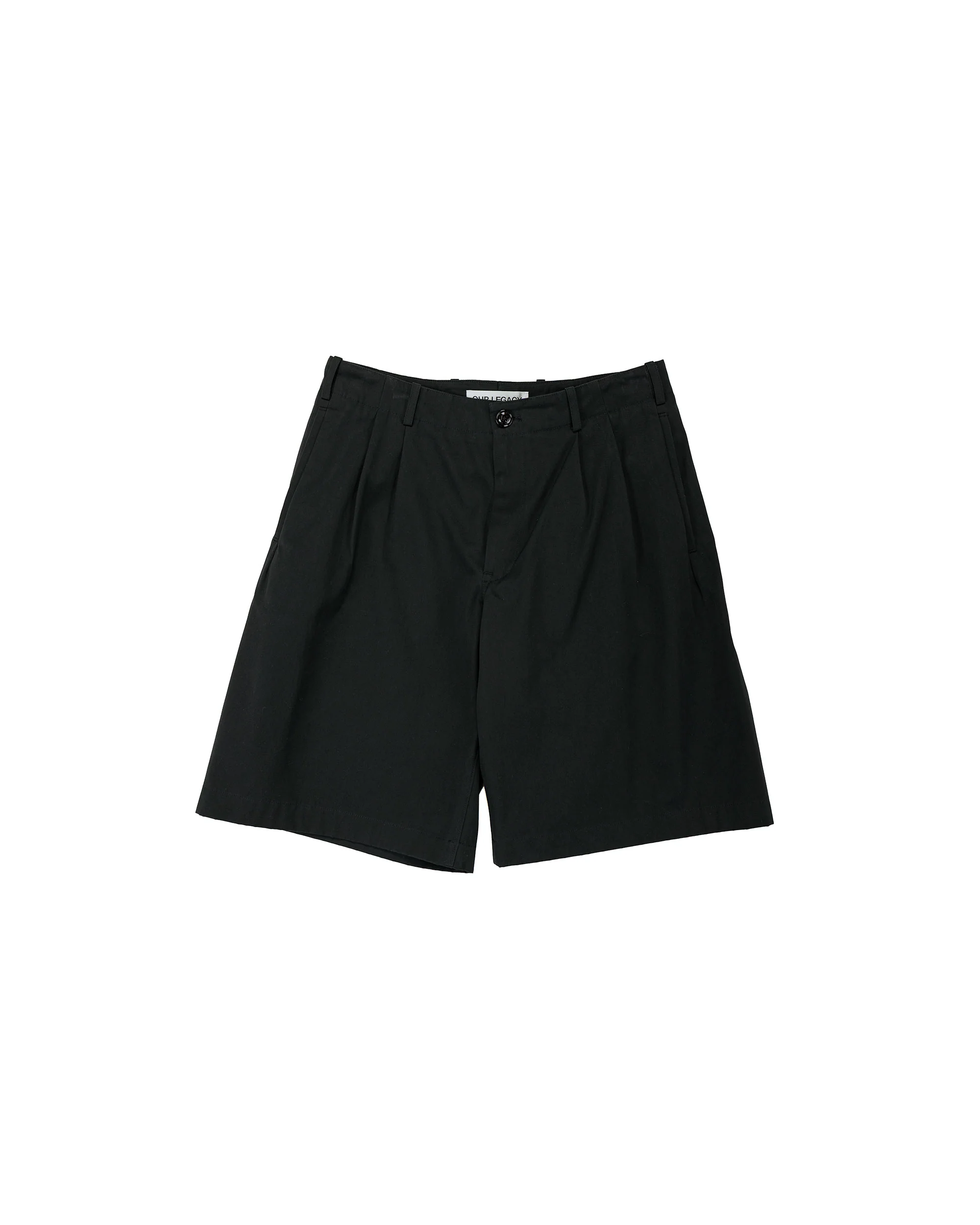 Our Legacy Ponte Shorts Studio Black Micro Canvas