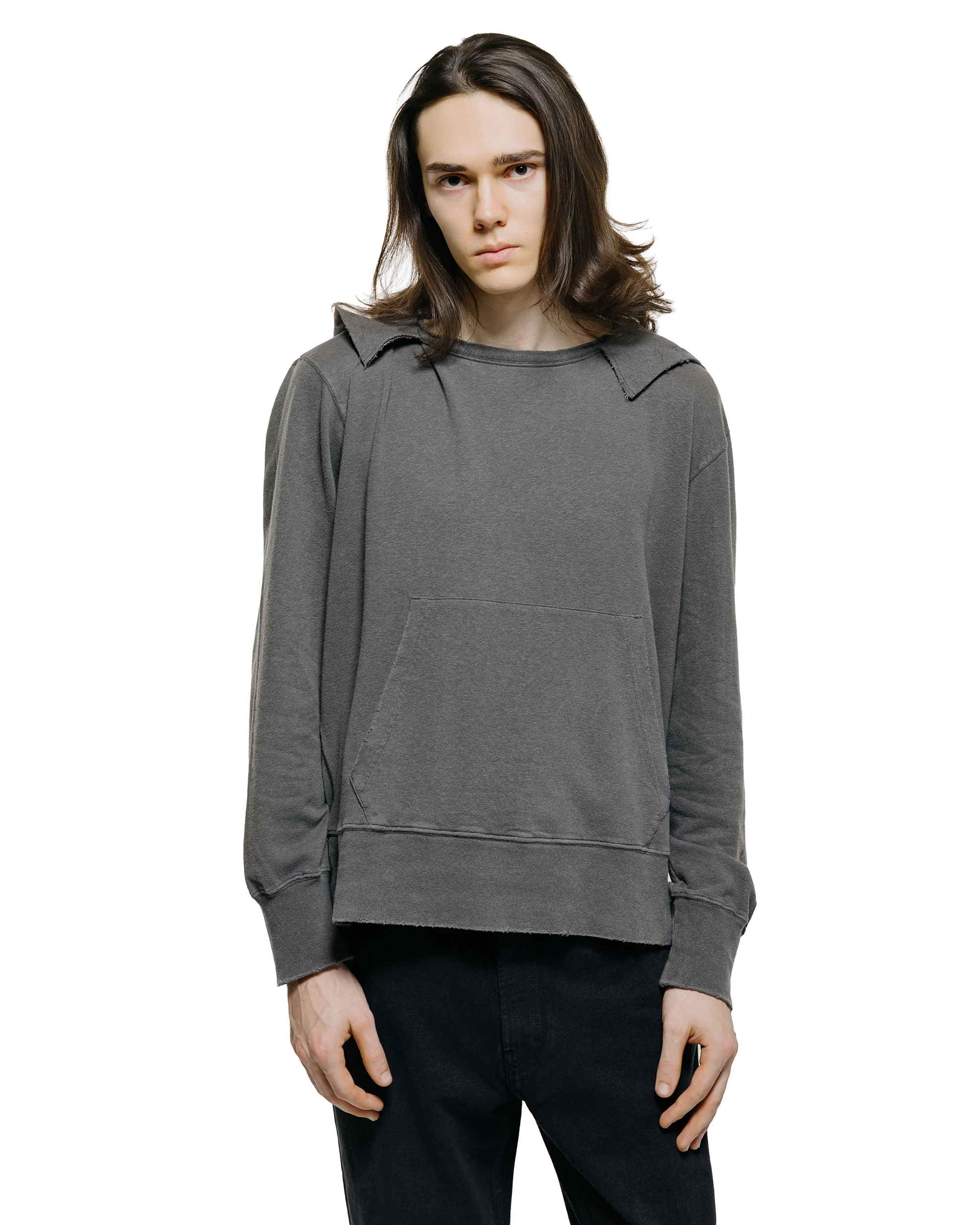 Our Legacy Relic Hoodie Washed Black Rogue Loopback - Image 2