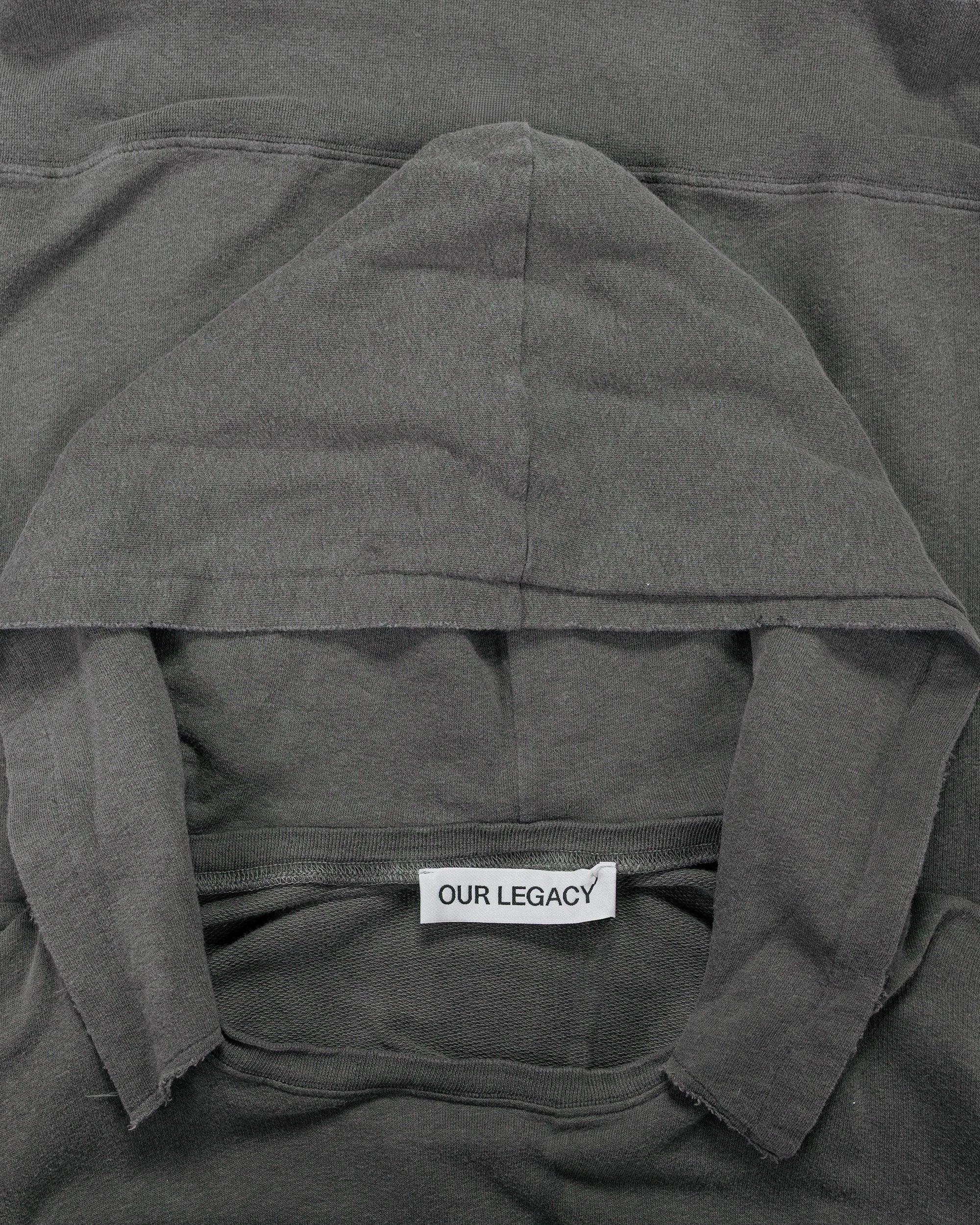 Our Legacy Relic Hoodie Washed Black Rogue Loopback - Image 5