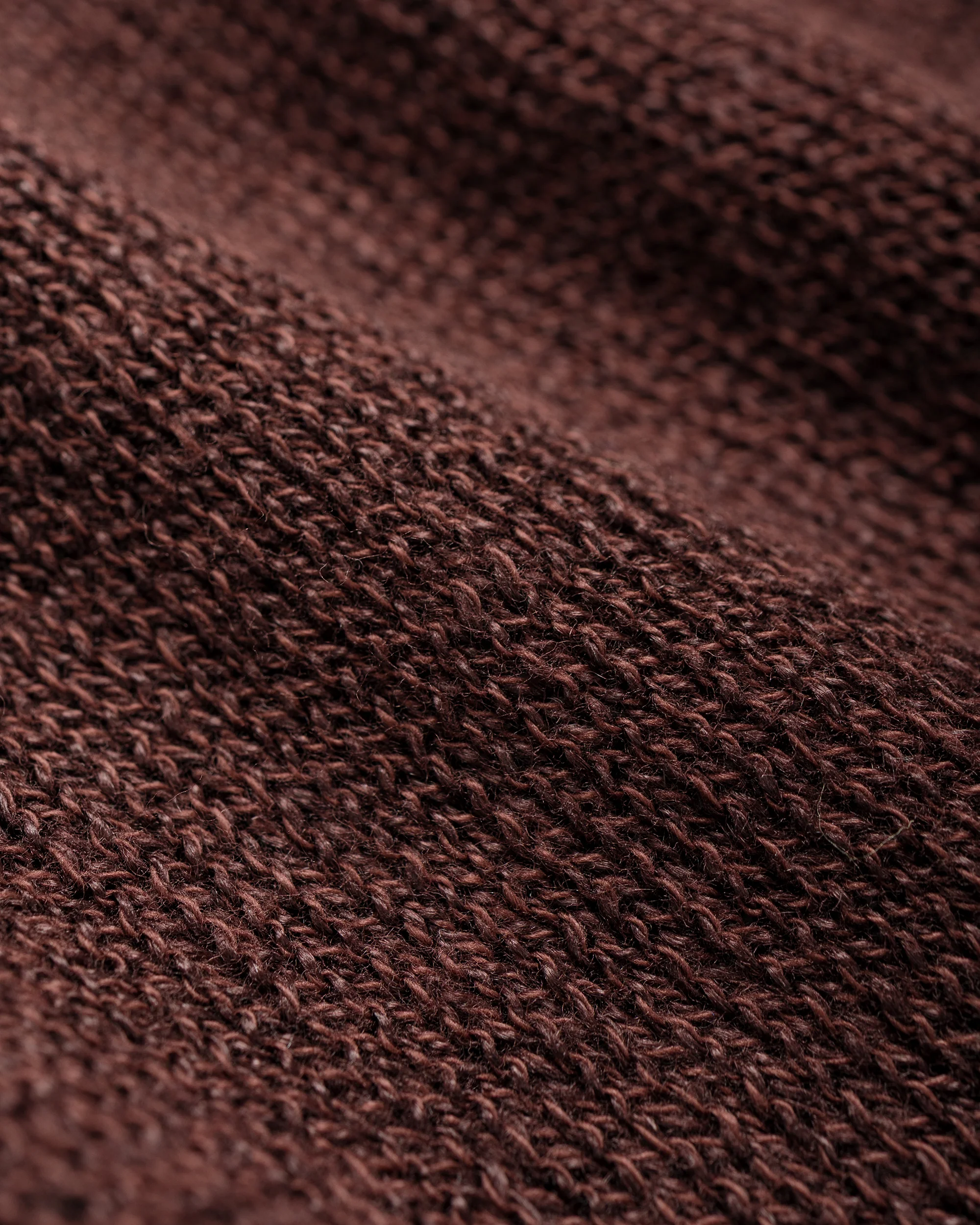 Our Legacy Rue V-Neck Cabernet Cyclone Linen - Image 6