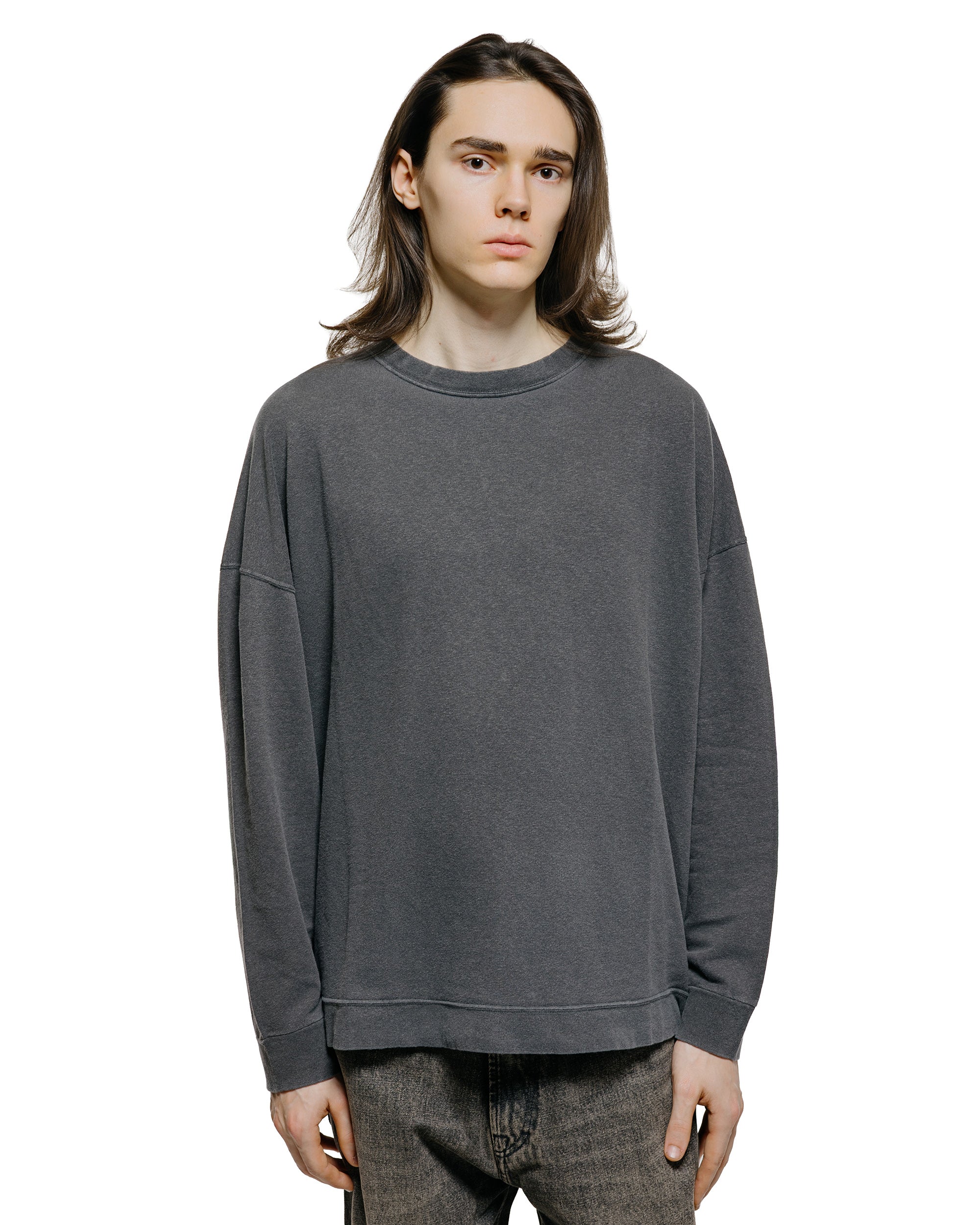 Our Legacy Slack Sweatshirt Washed Black Rogue Loopback - Image 2