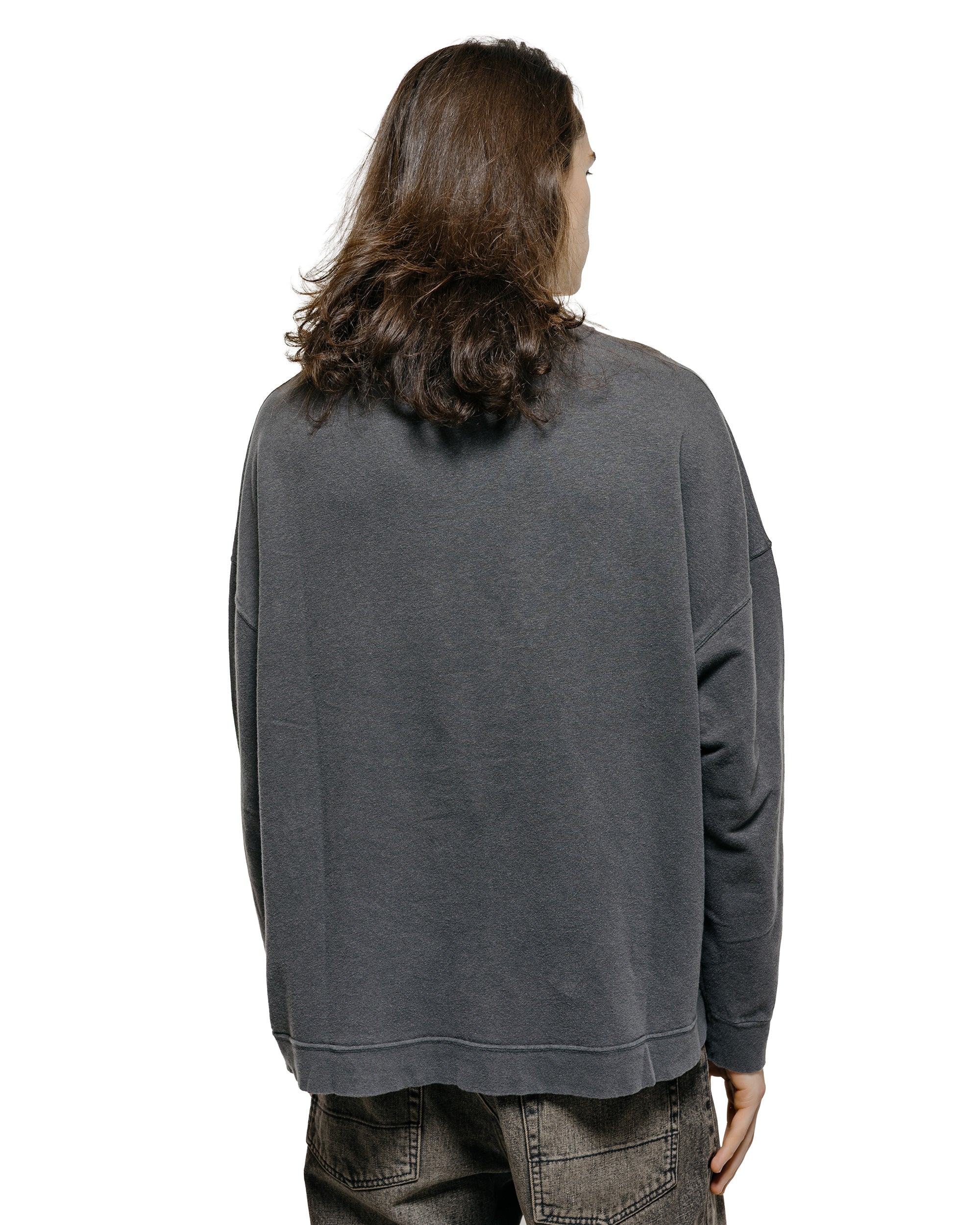 Our Legacy Slack Sweatshirt Washed Black Rogue Loopback - Image 3